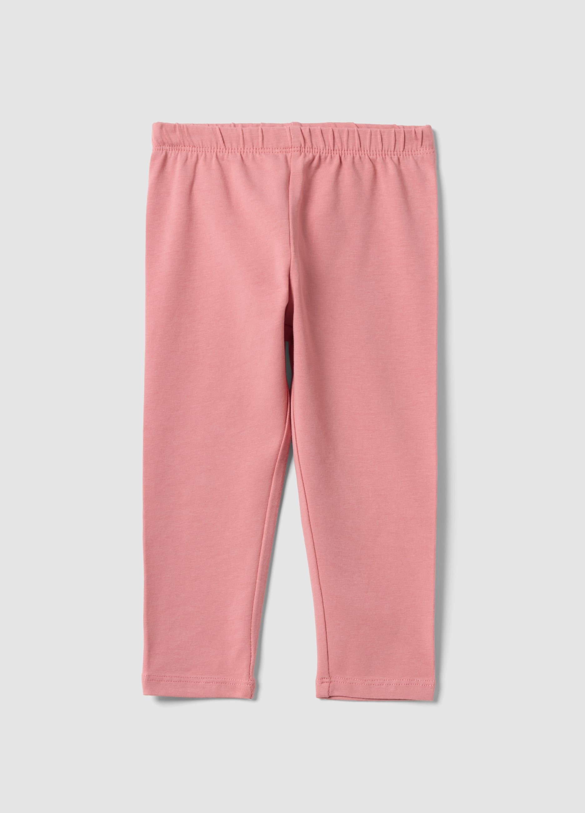 FAGOTTINO, Leggings Rosa In Cotone Organico Elasticizzato Slim Fit Per Bimba, Bambina, Rosa, Taglia: 30-36