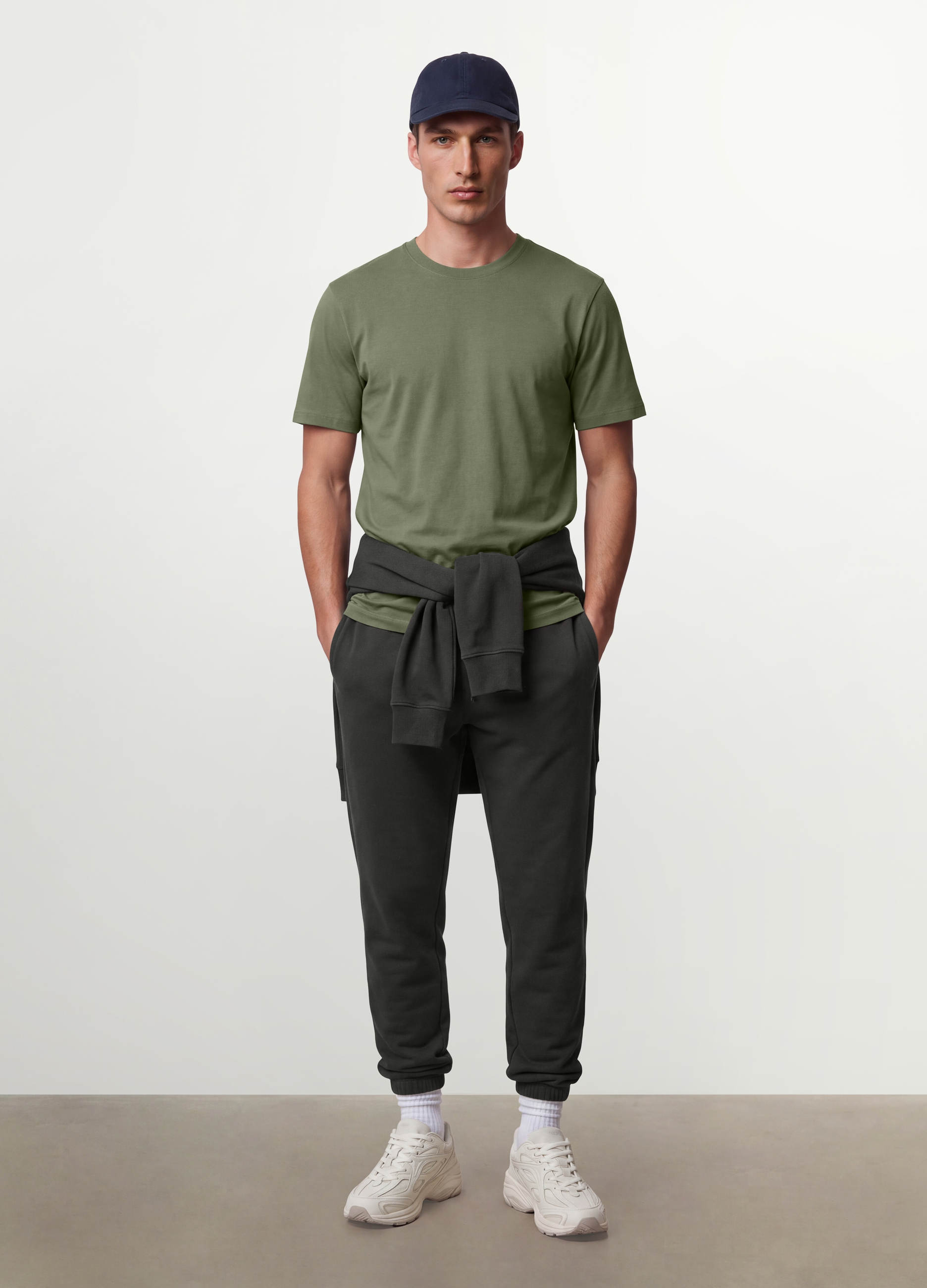 OVS, T-shirt Verde In Puro Cotone Organico Jersey Regular Fit, Uomo, Verde, Taglia: XL