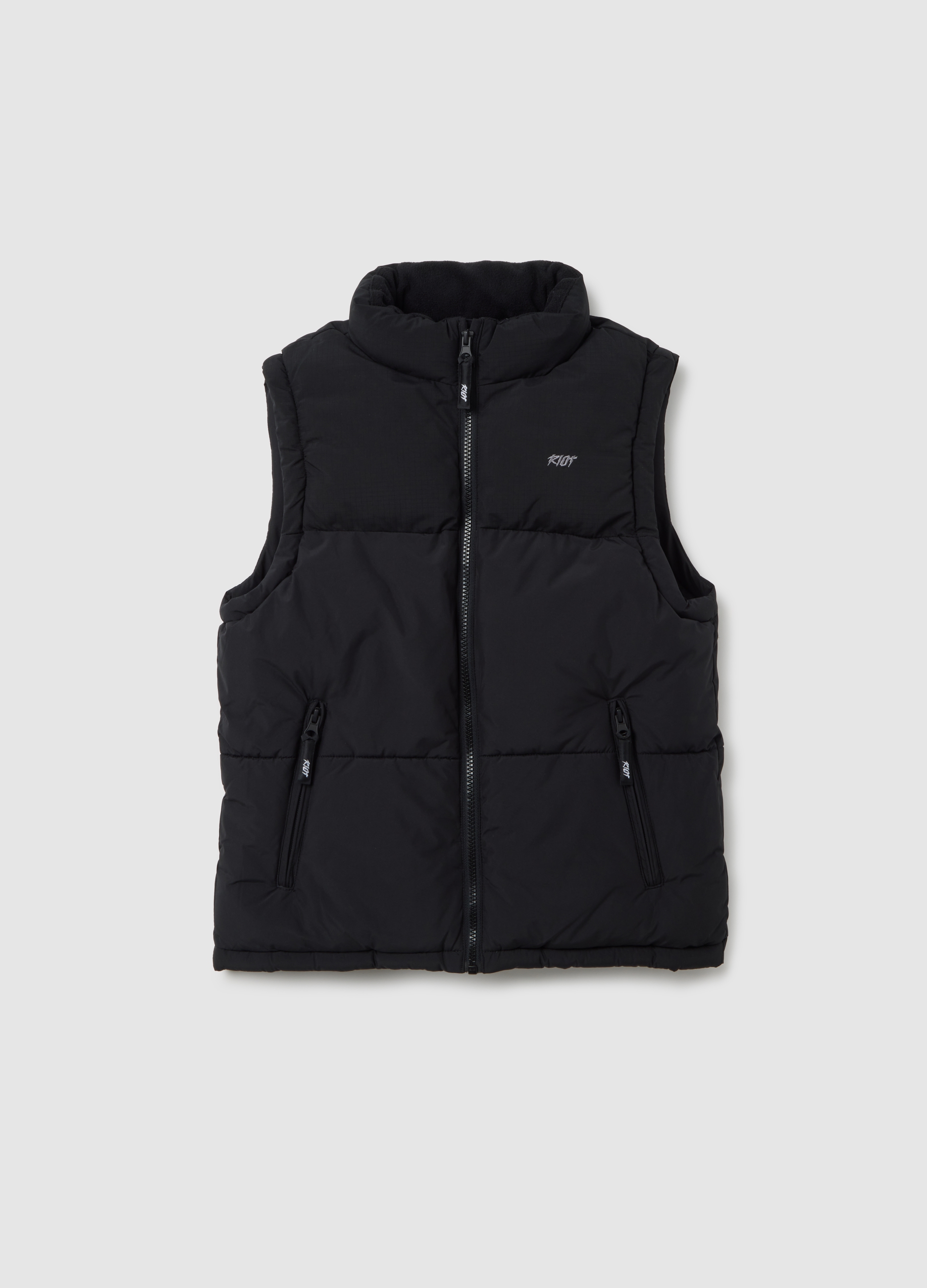 OVS, Chaleco Acolchado Negro Para Chico, Niño, Negro, Talla: 10-11