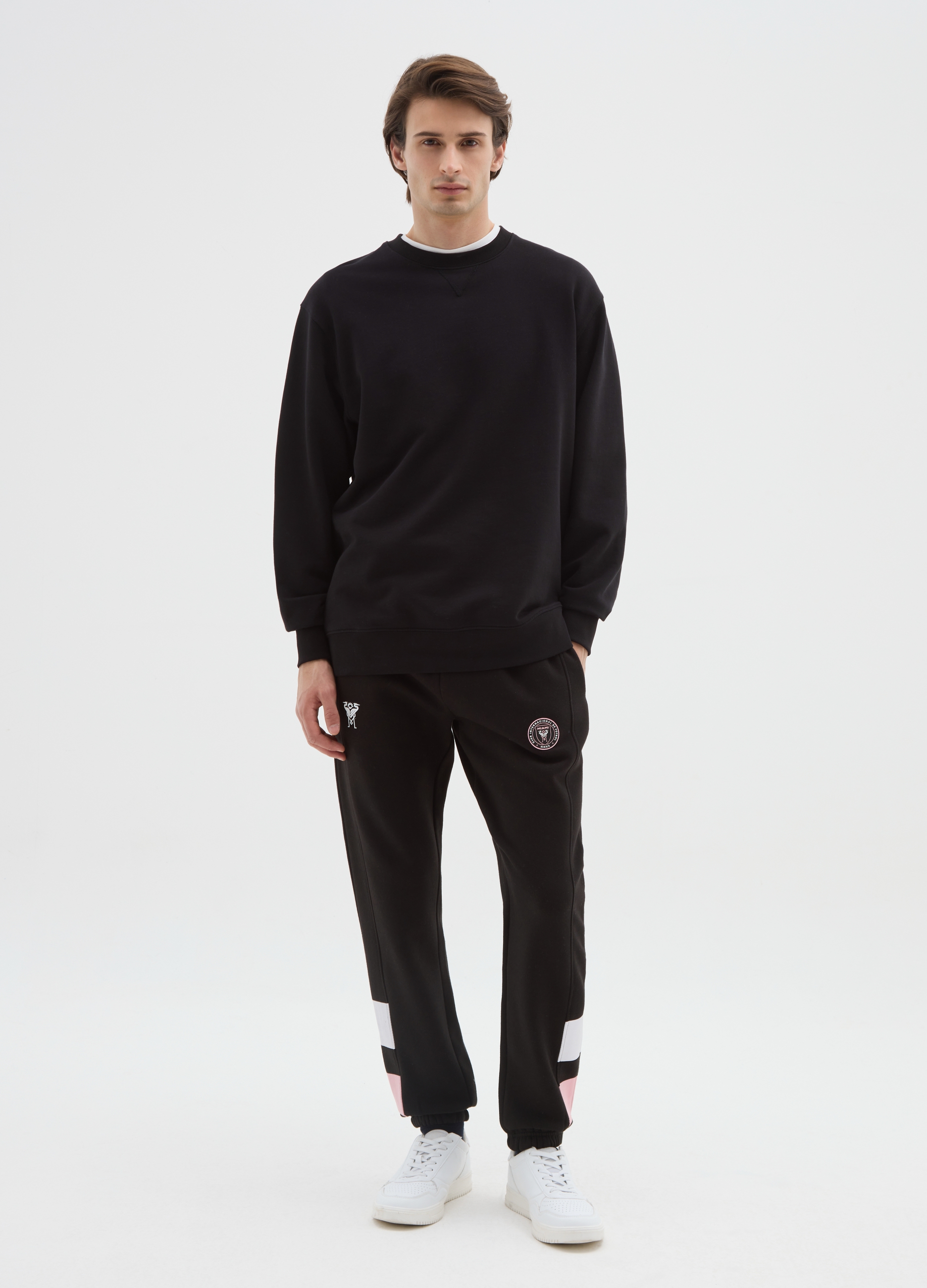 OVS KIDS, Pantaloni In Misto Cotone Neri Regular Fit, Uomo, Multicolor, Taglia: M