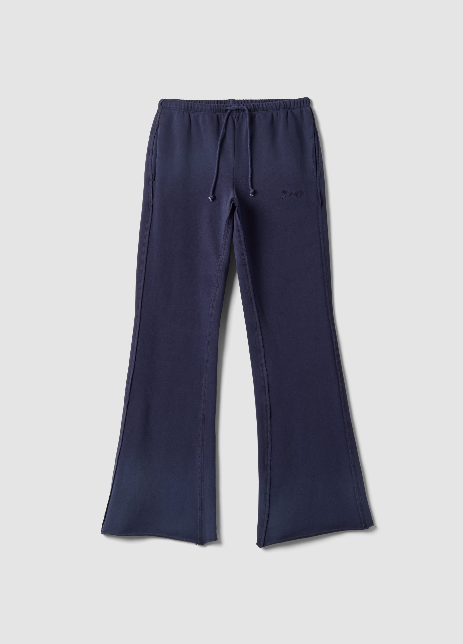 UTOPJA, Flare Sweatpants Sunfaded Twilight, Donna, Blu, Taglia: XS