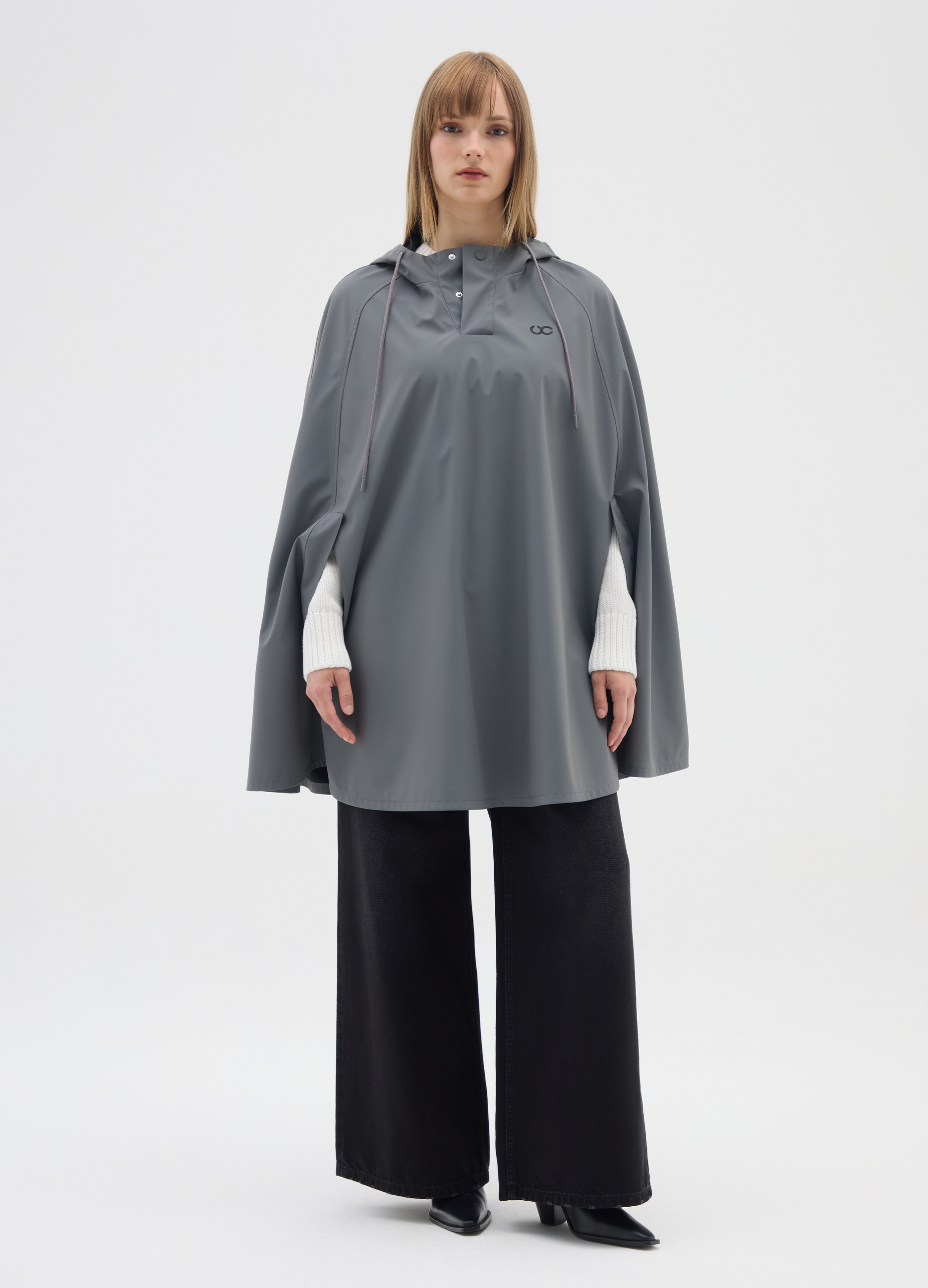 OVS, Chaqueta Impermeable Gris Ajuste Regular, Mujer, Gris claro