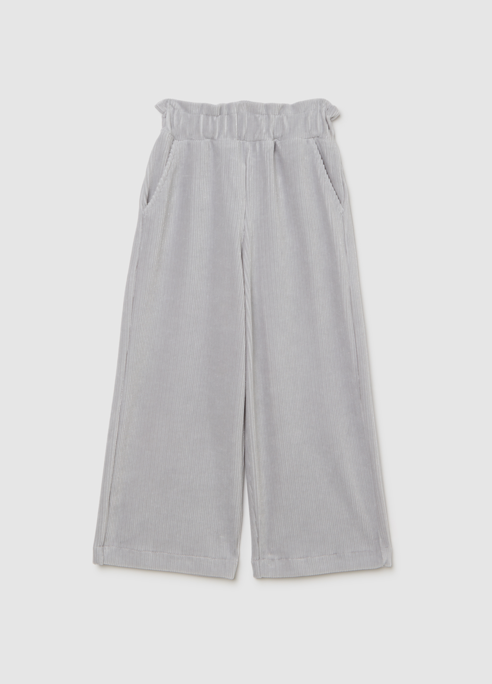 OVS KIDS, Pantaloni Grigi Culotte Per Bambina, Niña, Gris, Talla: 8-9