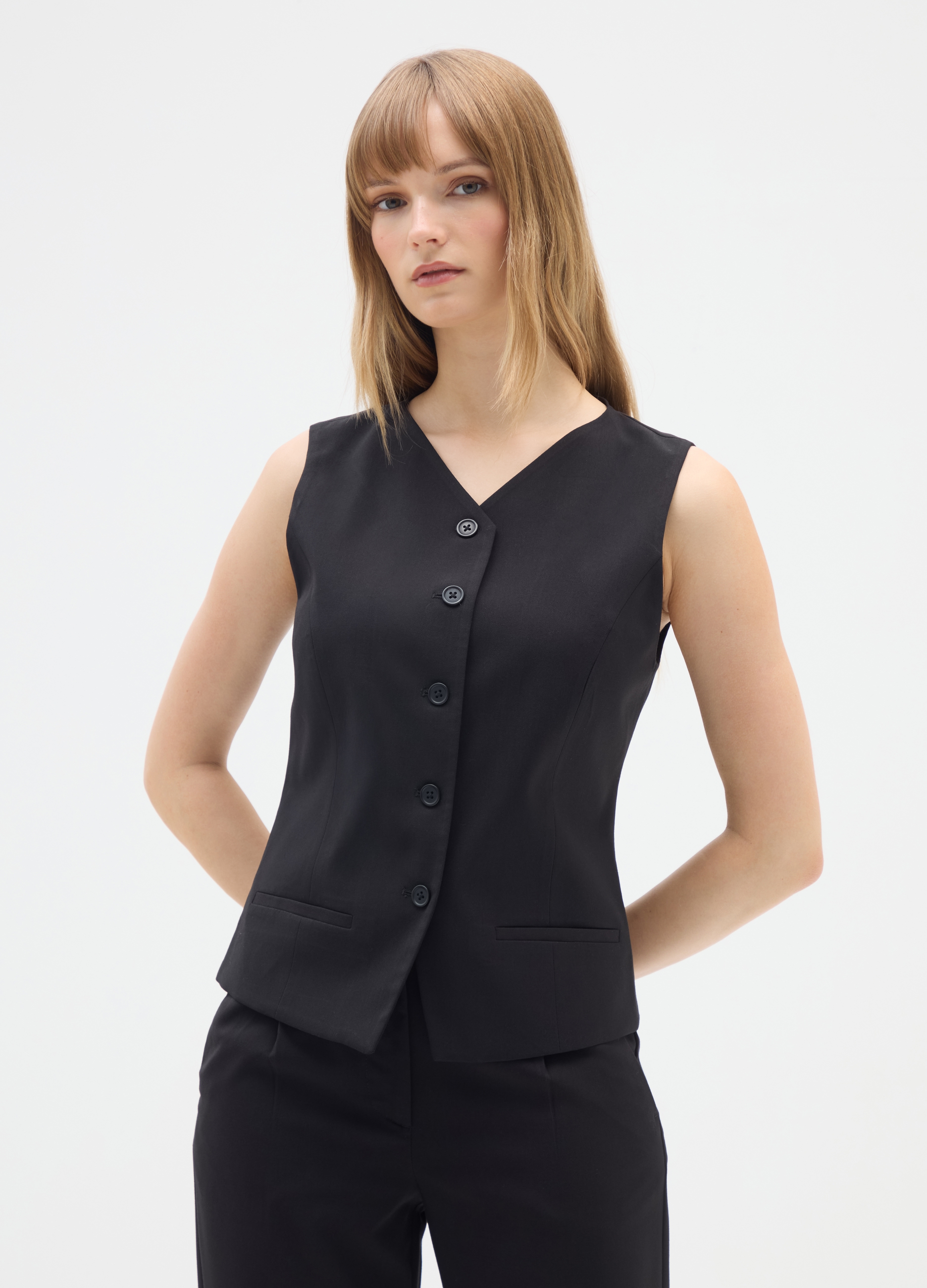 OVS, Blazer Negro Regular Fit, Mujer, Negro, Talla: 36