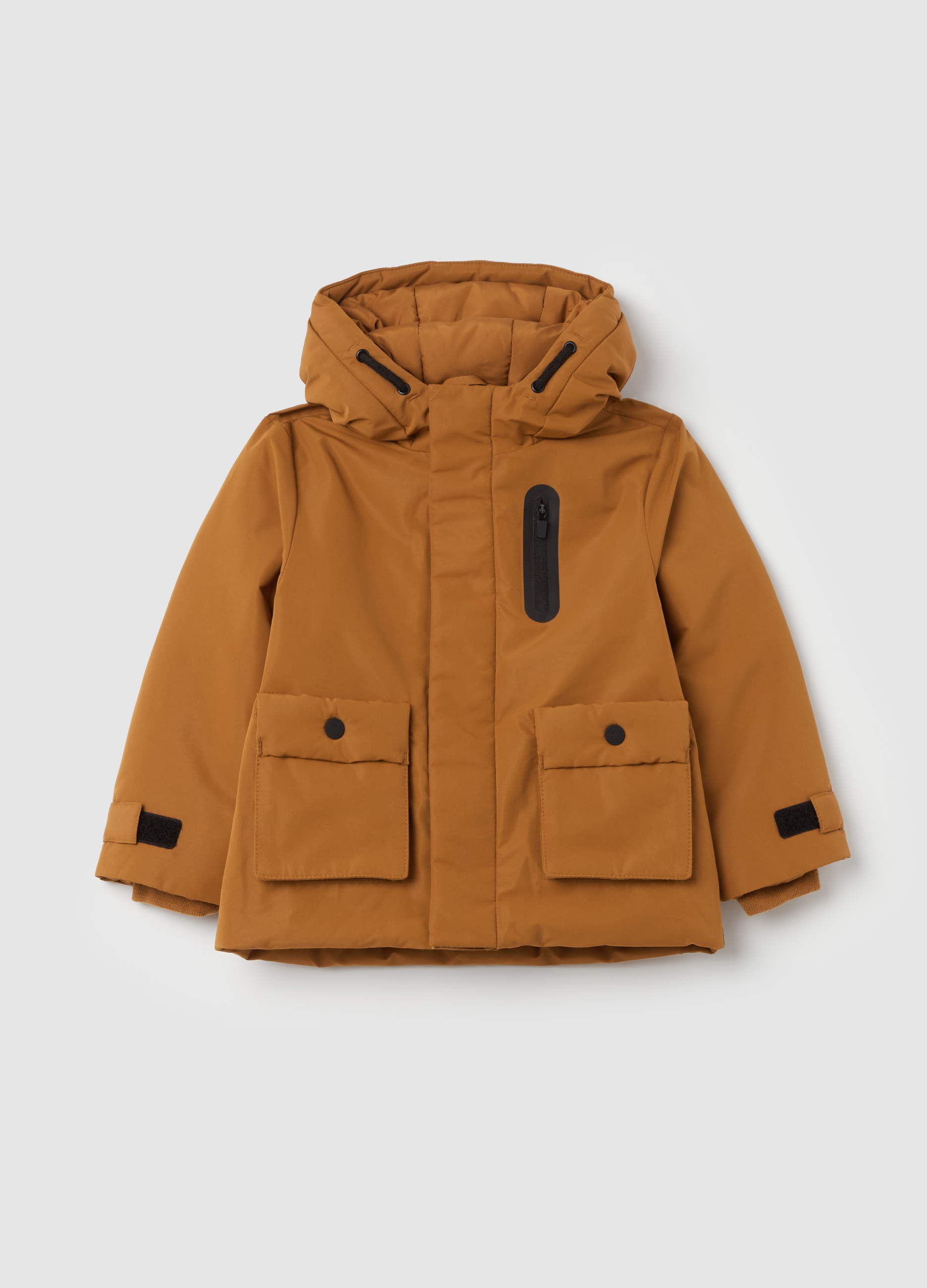FAGOTTINO, Chaqueta Acolchada Con Capucha, Niño, Amarillo caramelo, Talla: 12-18