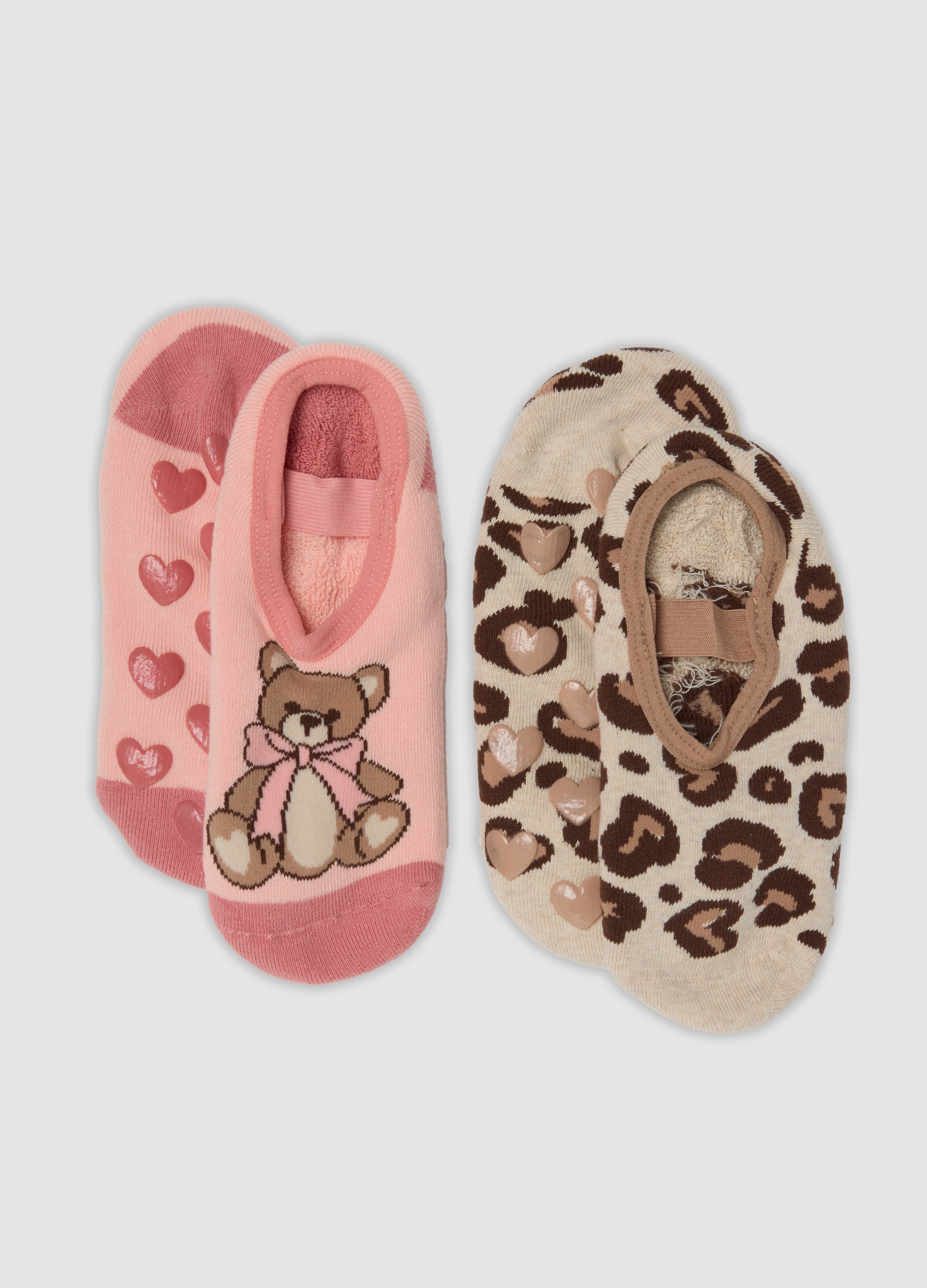 OVS KIDS, Bipack Di Calze Multicolor In Cotone Organico Elasticizzato Con Fantasia, Bambina, Multicolor, Taglia: 25/27