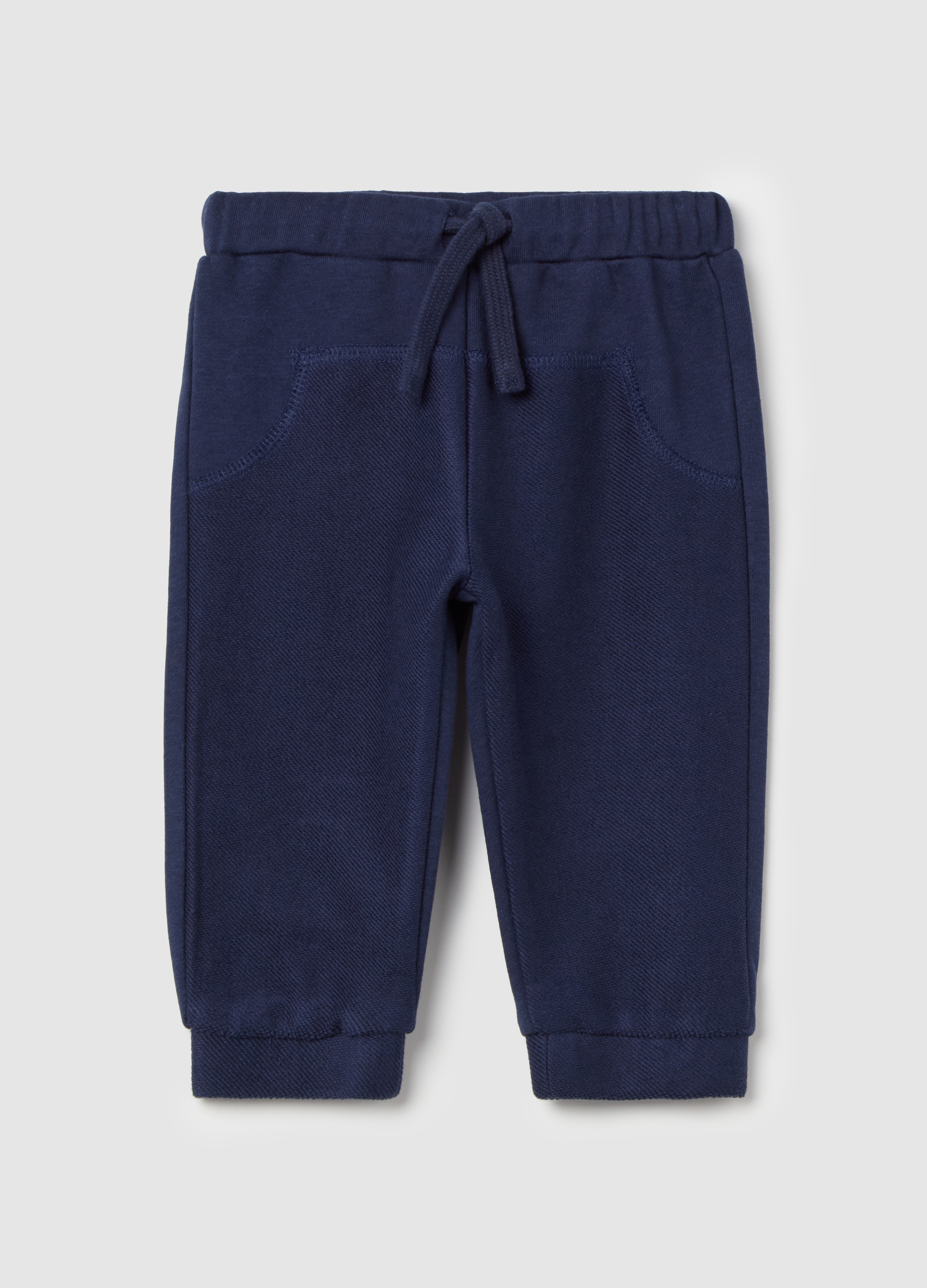 FAGOTTINO, Joggers De Felpa Con Cordón, Unisex, Azul oscuro, Talla: 6-9