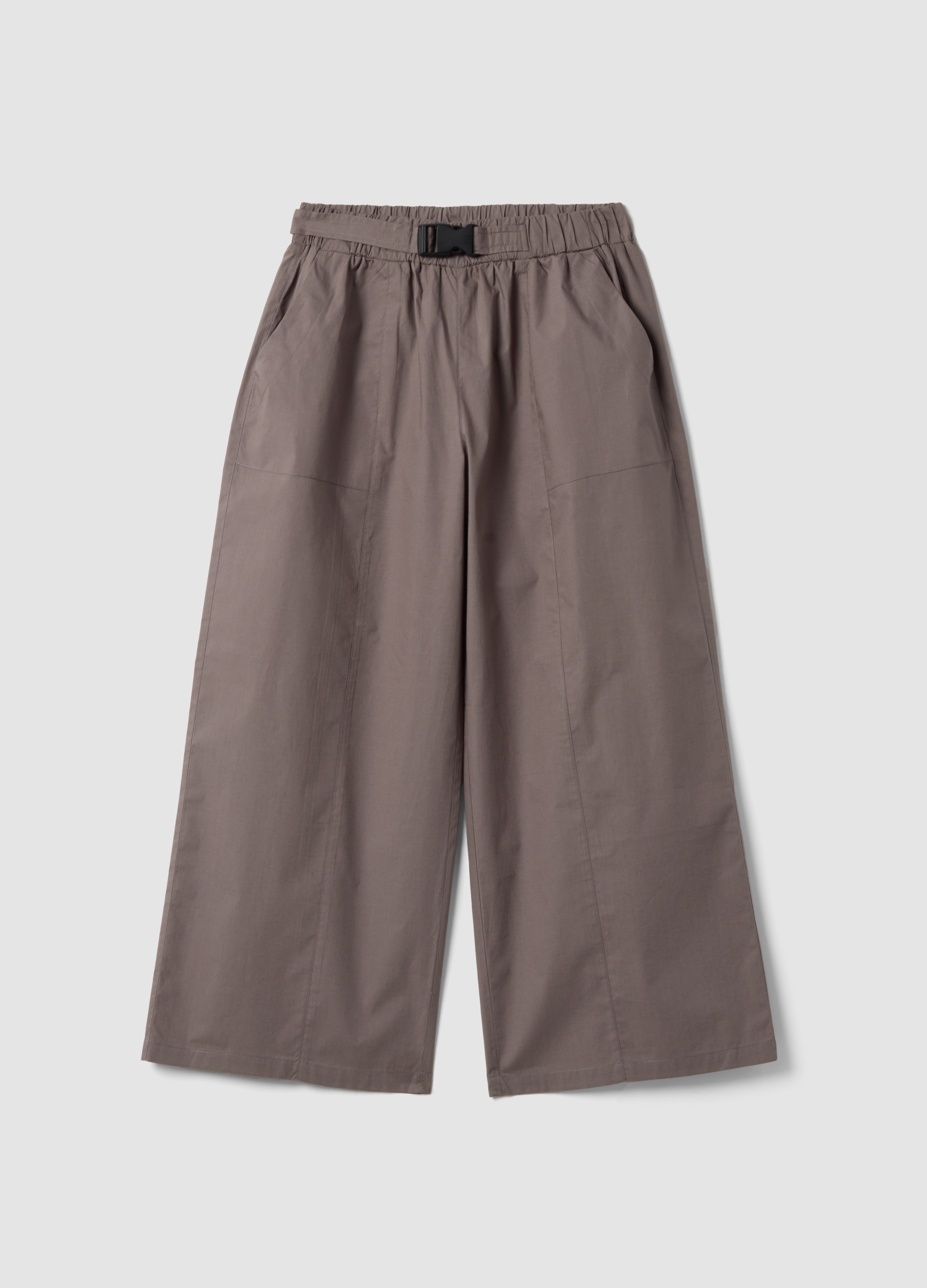 OVS KIDS, Pantalón Marrón De Algodón Puro Con Cintura Elástica Para Niña, Niña, Gris, Talla: 13-14