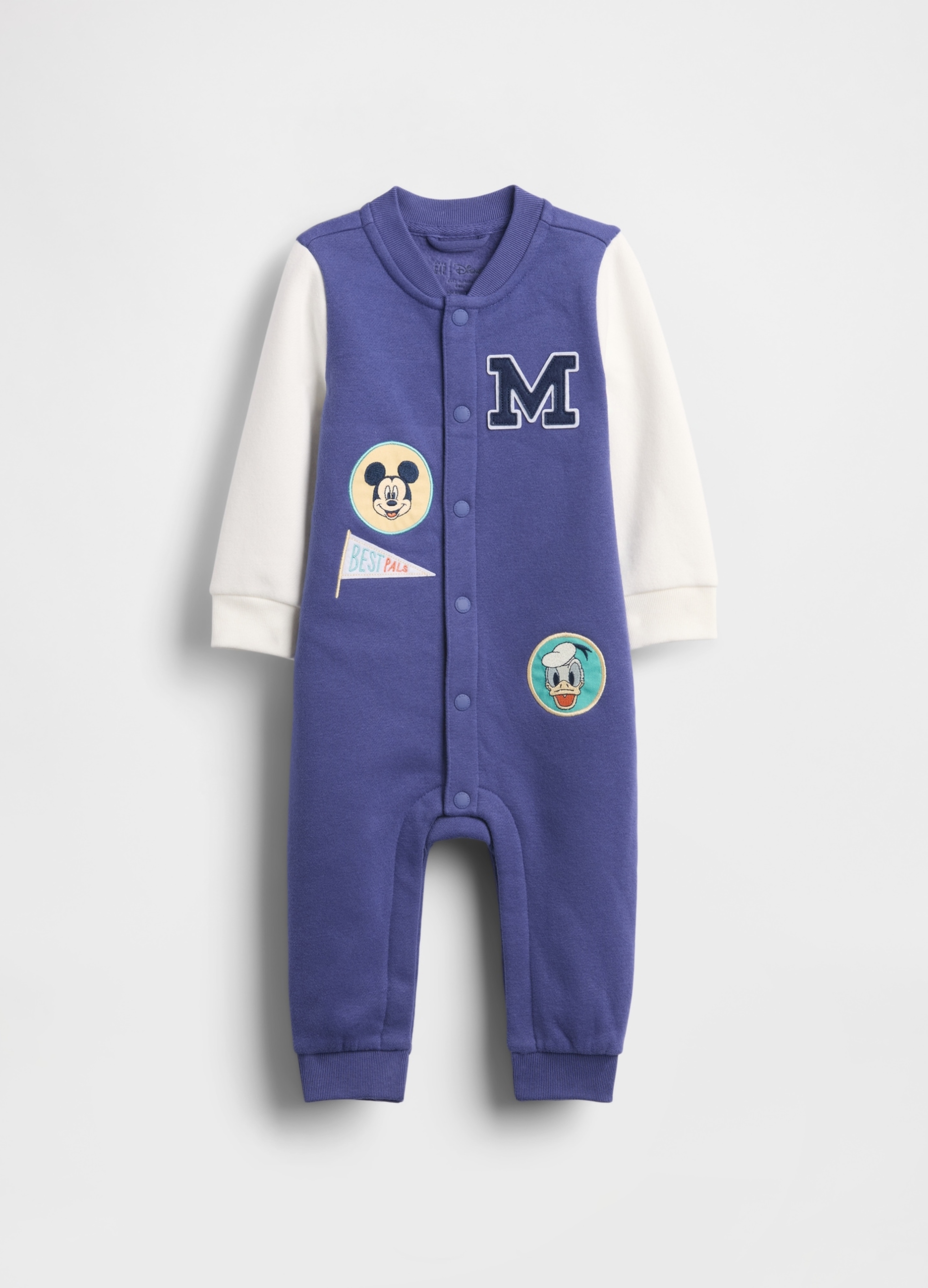 GAP KIDS, Tutina Blu In Misto Cotone Per Neonato, Unisex, Blu, Taglia: 18-24M/79-84