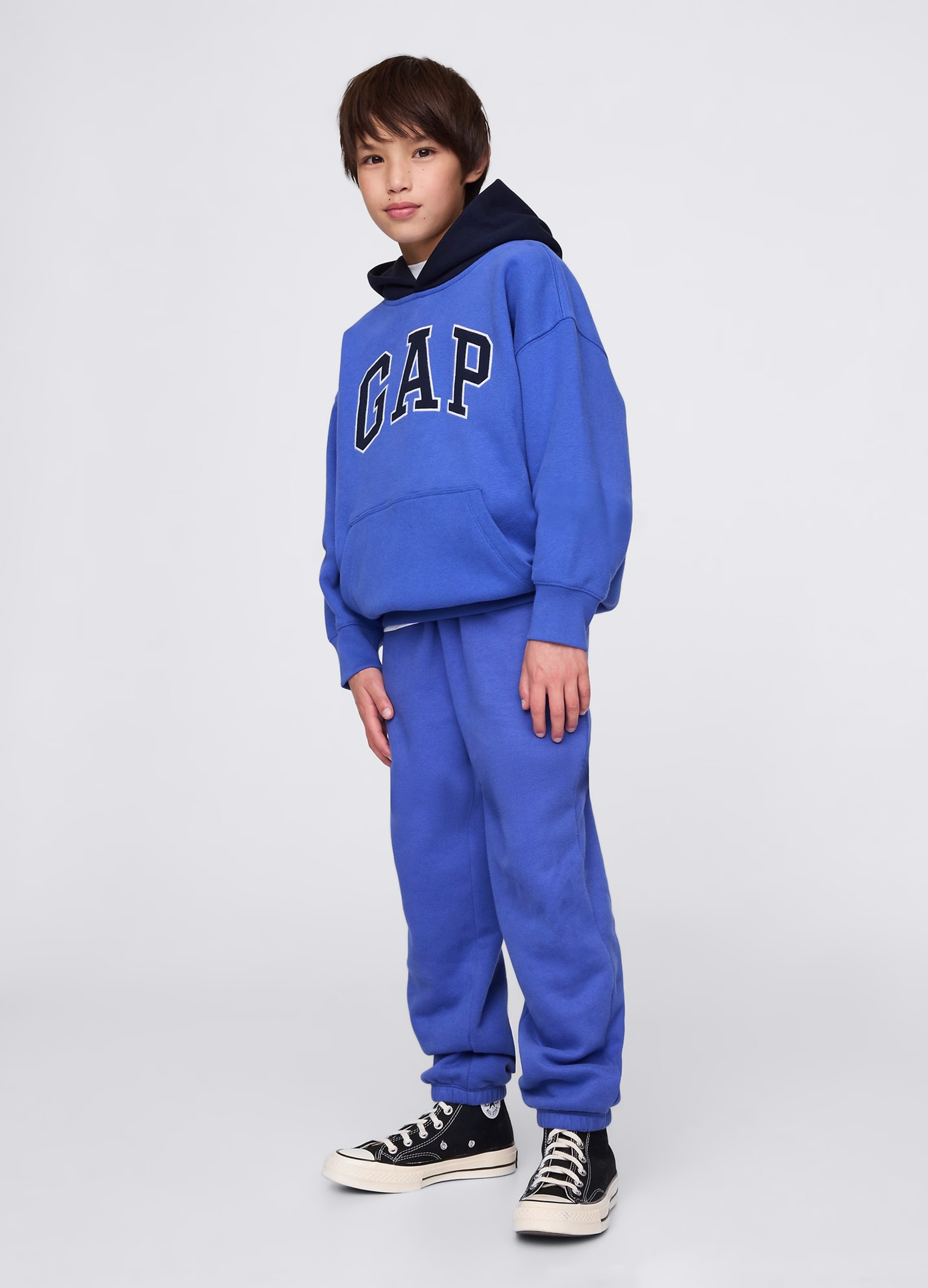 GAP KIDS, Joggers Con Profili Elasticati, Bambino, Blu, Taglia: S/114-130