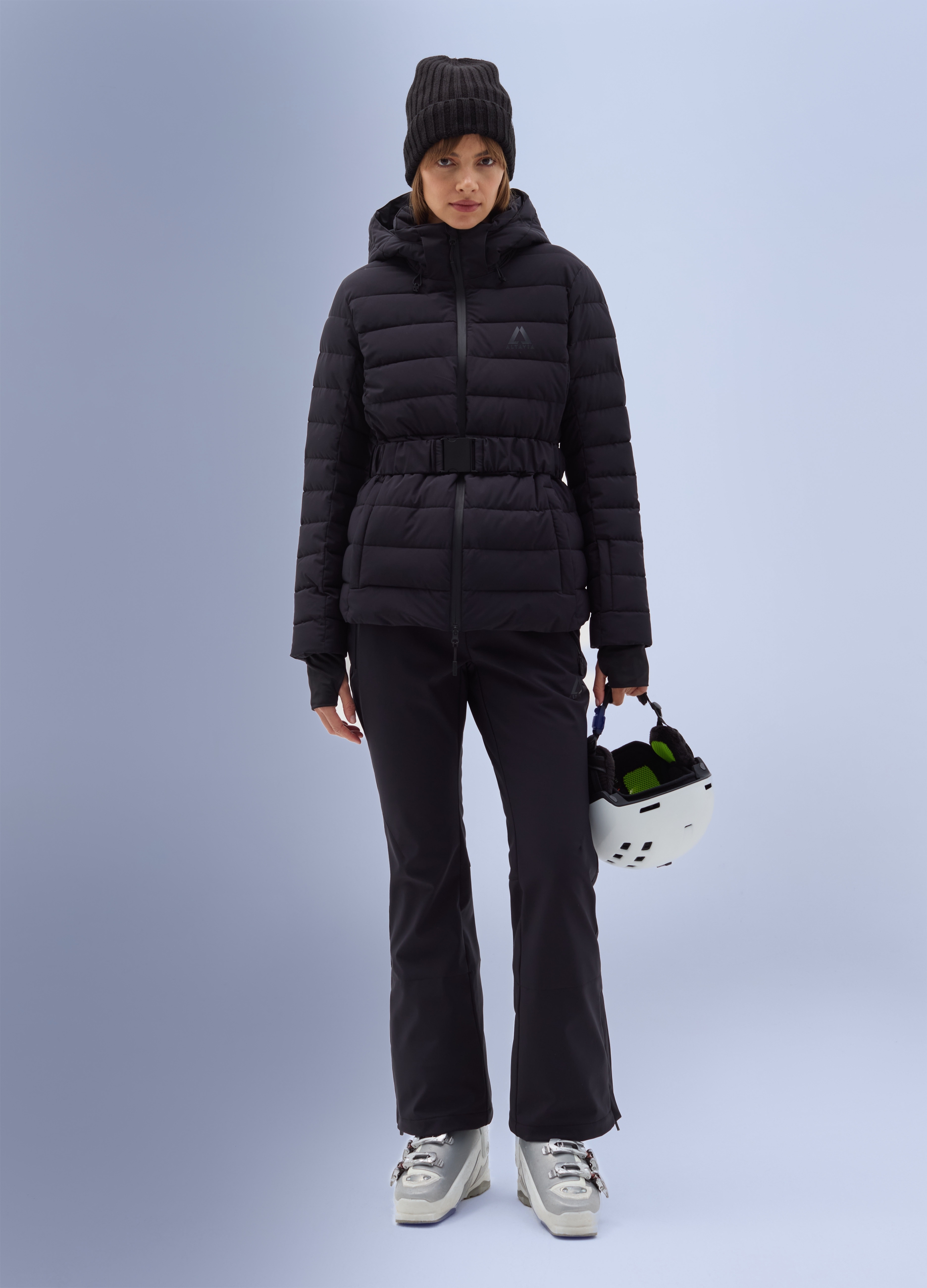 ALTAVIA, Pantalone Da Sci Softshell Altavia With Deborah Compagnoni, Donna, Nero, Taglia: L