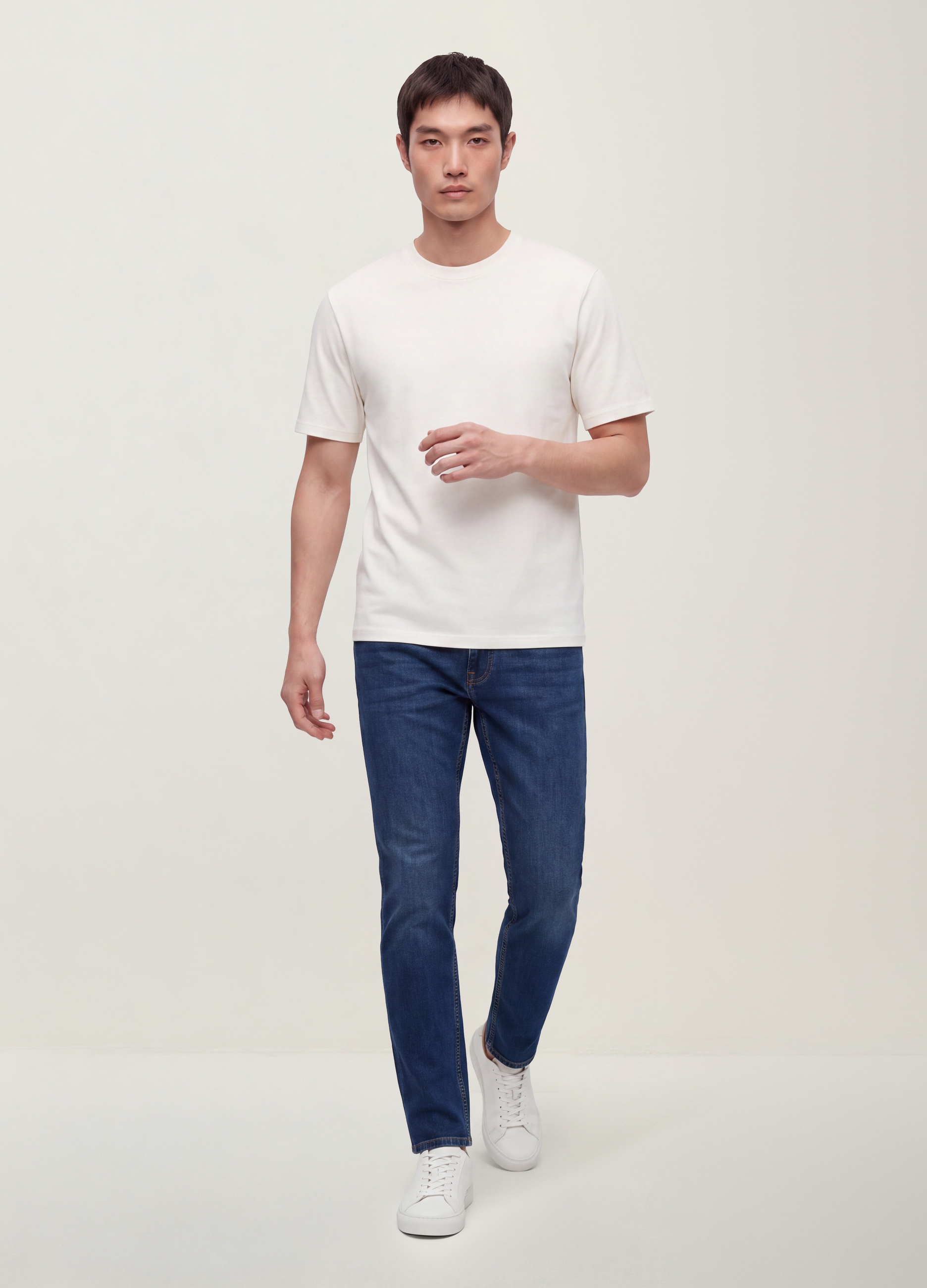 REPUBLIC OF DENIM, Jeans Blu Slim Fit In Cotone Elasticizzato, Uomo, Blu, Taglia: 44