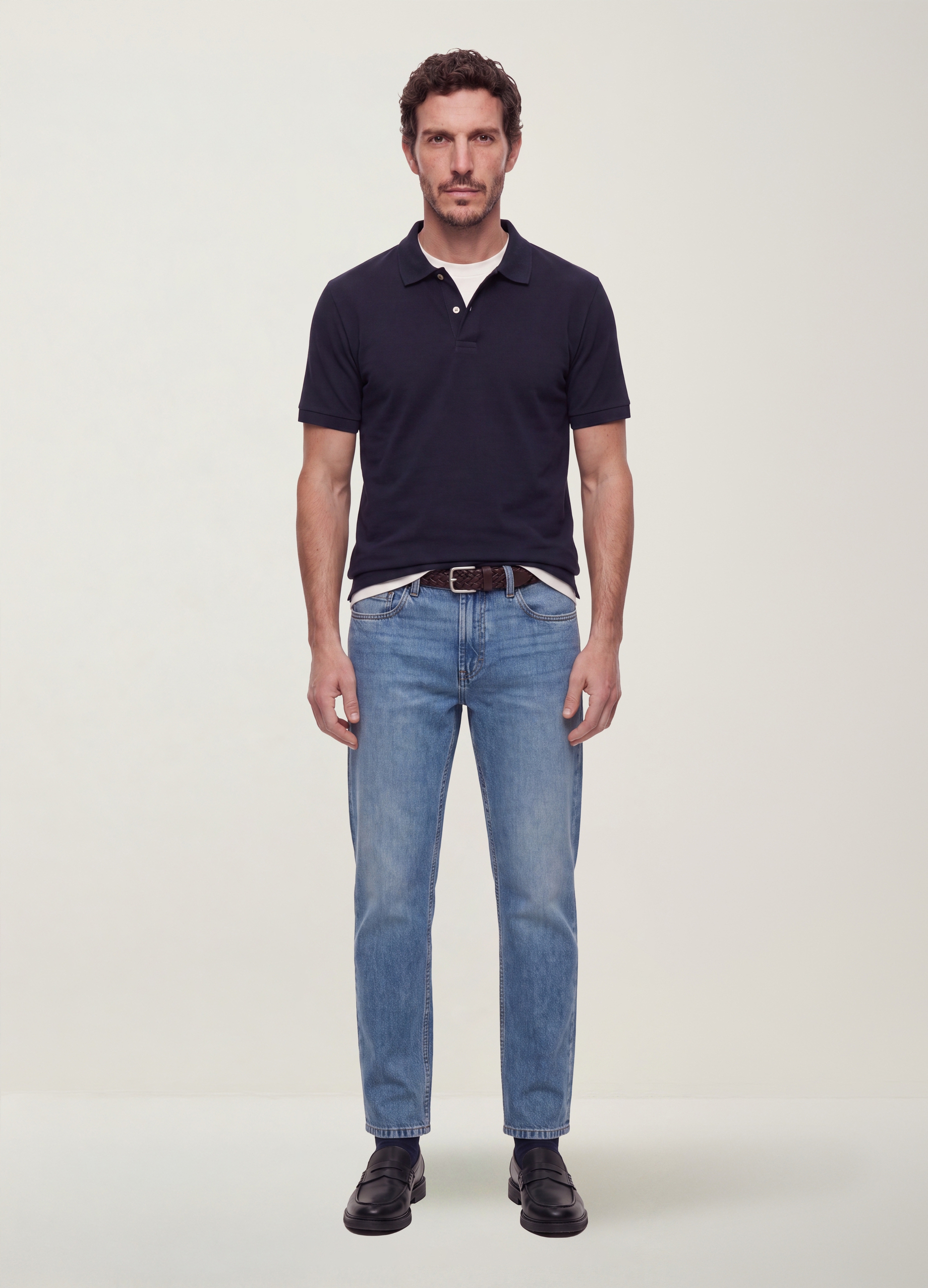REPUBLIC OF DENIM, Jeans Denim Regular Fit In Puro Cotone, Uomo, Denim, Taglia: 52