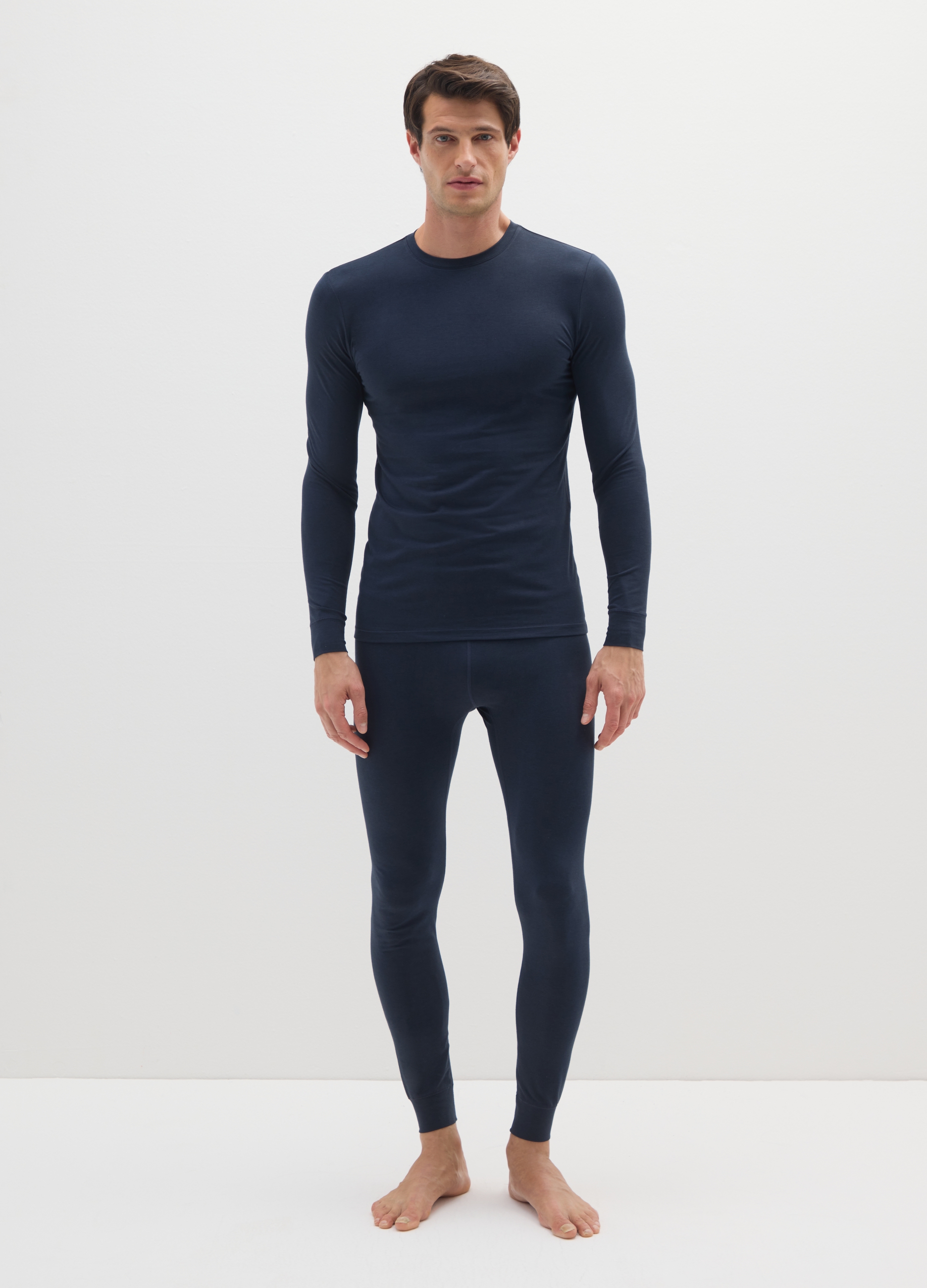 Leggings Azul De Ajuste Regular, Hombre, Azul oscuro, Talla: XL