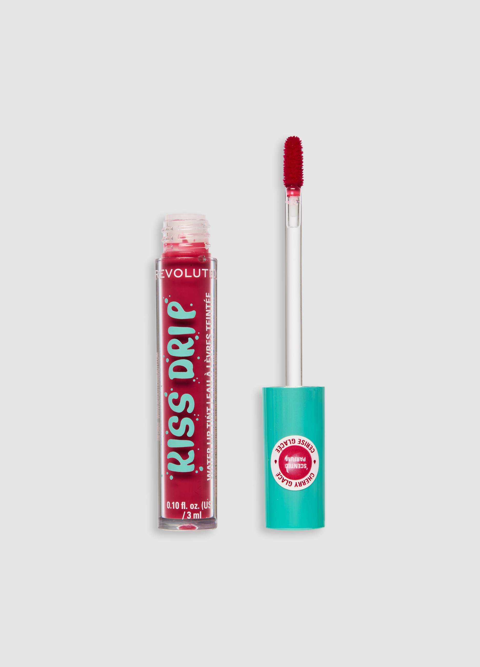 REVOLUTION, Kiss Drip Water Lip Tint Cherry Glace, Donna, Rosso, Taglia: FASUL