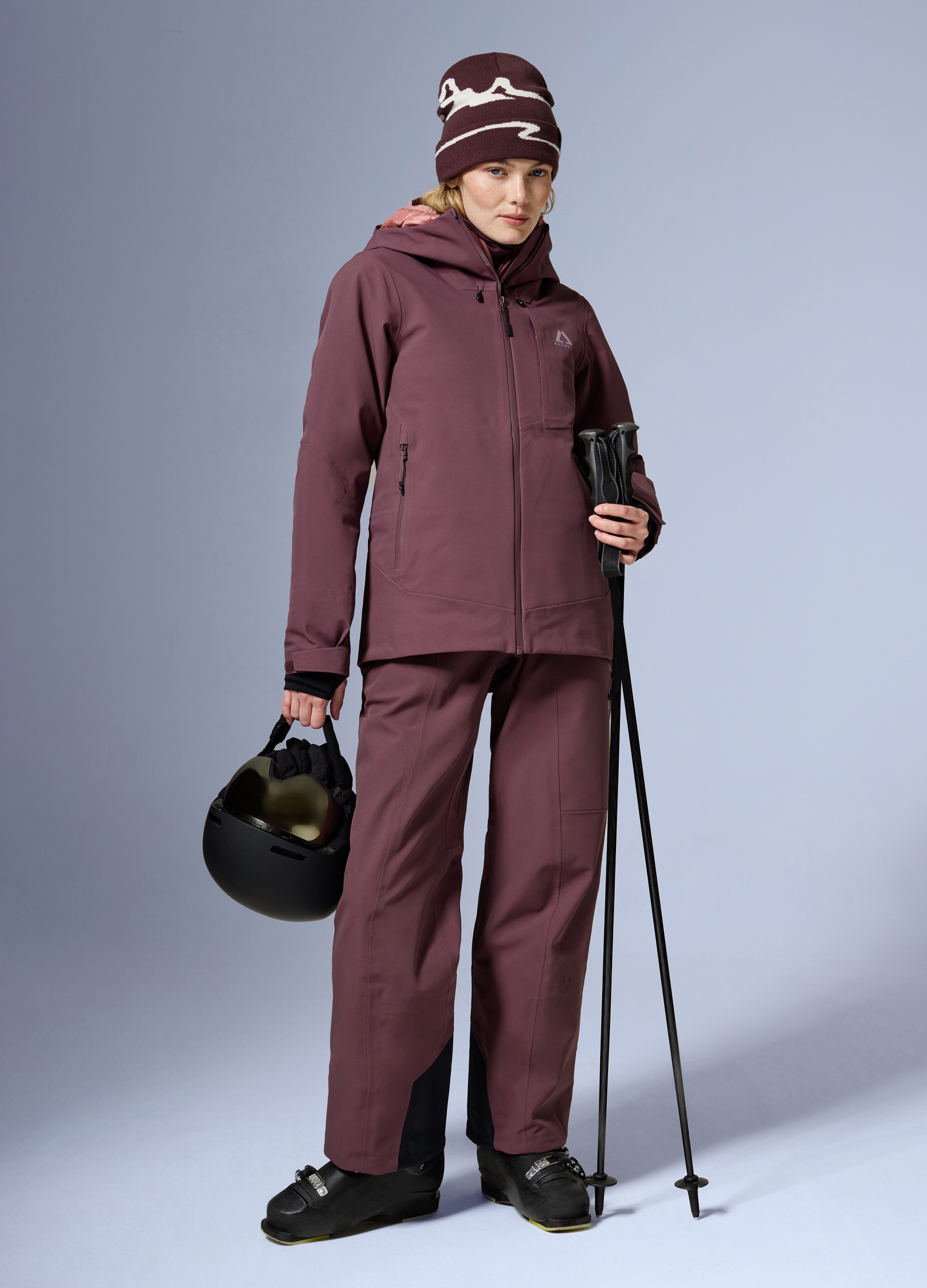 ALTAVIA, Giacca Guscio Altavia With Deborah Compagnoni, Donna, Viola, Taglia: XL