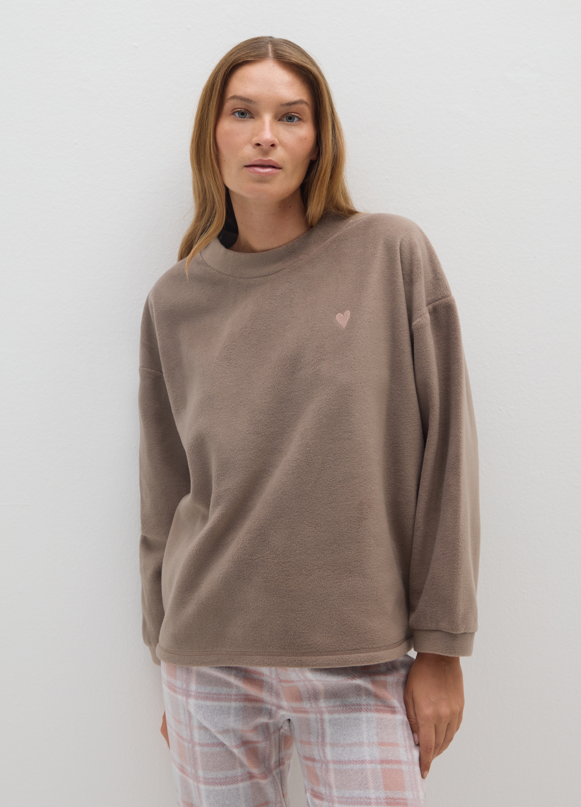 OVS, Maglia Pigiama Marrone Regular Fit, Donna, Marrone, Taglia: XL