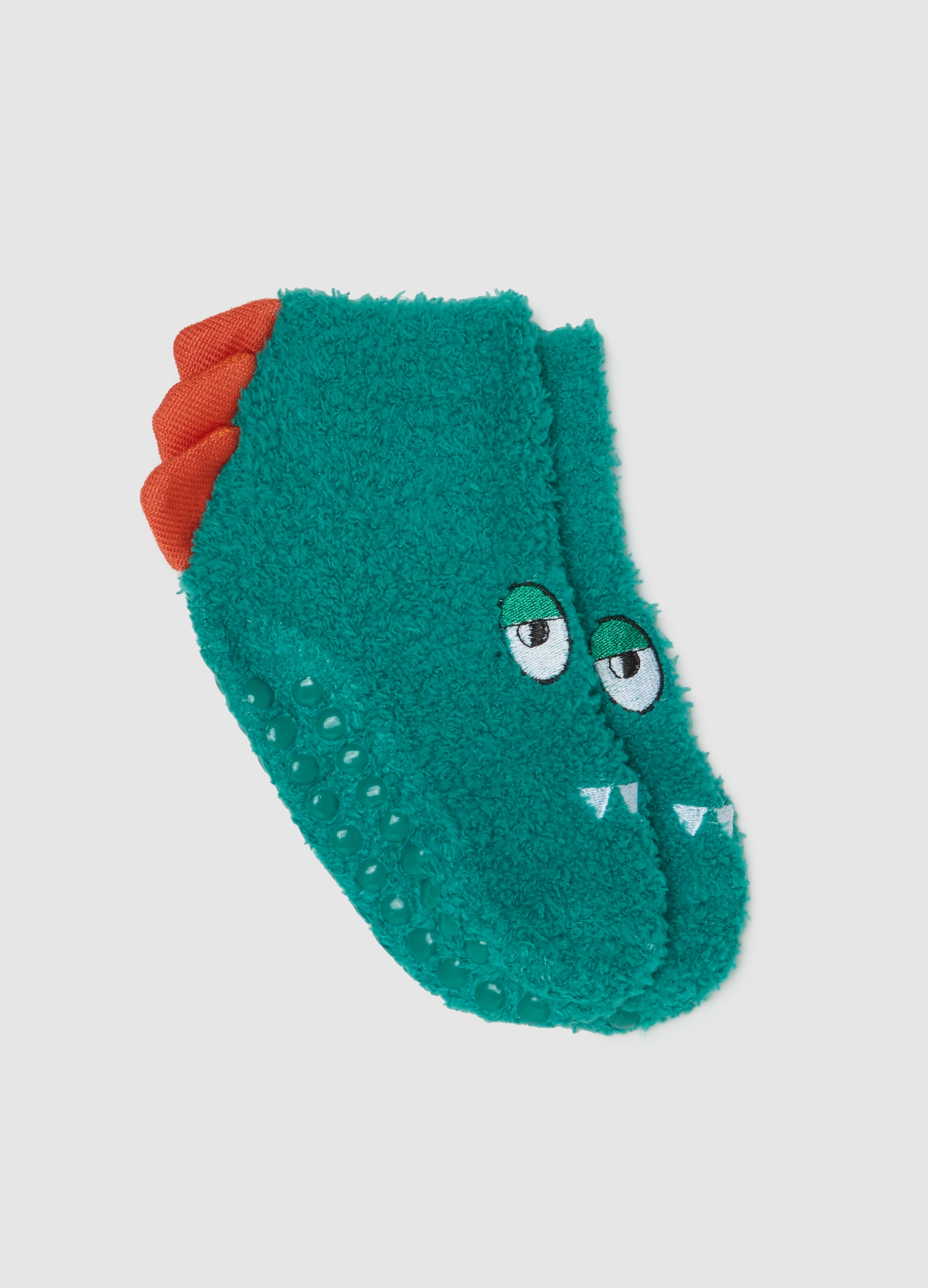 OVS KIDS, Calze Antiscivolo Dinosauro Multicolor, Bambino, Multicolor, Taglia: 28/30