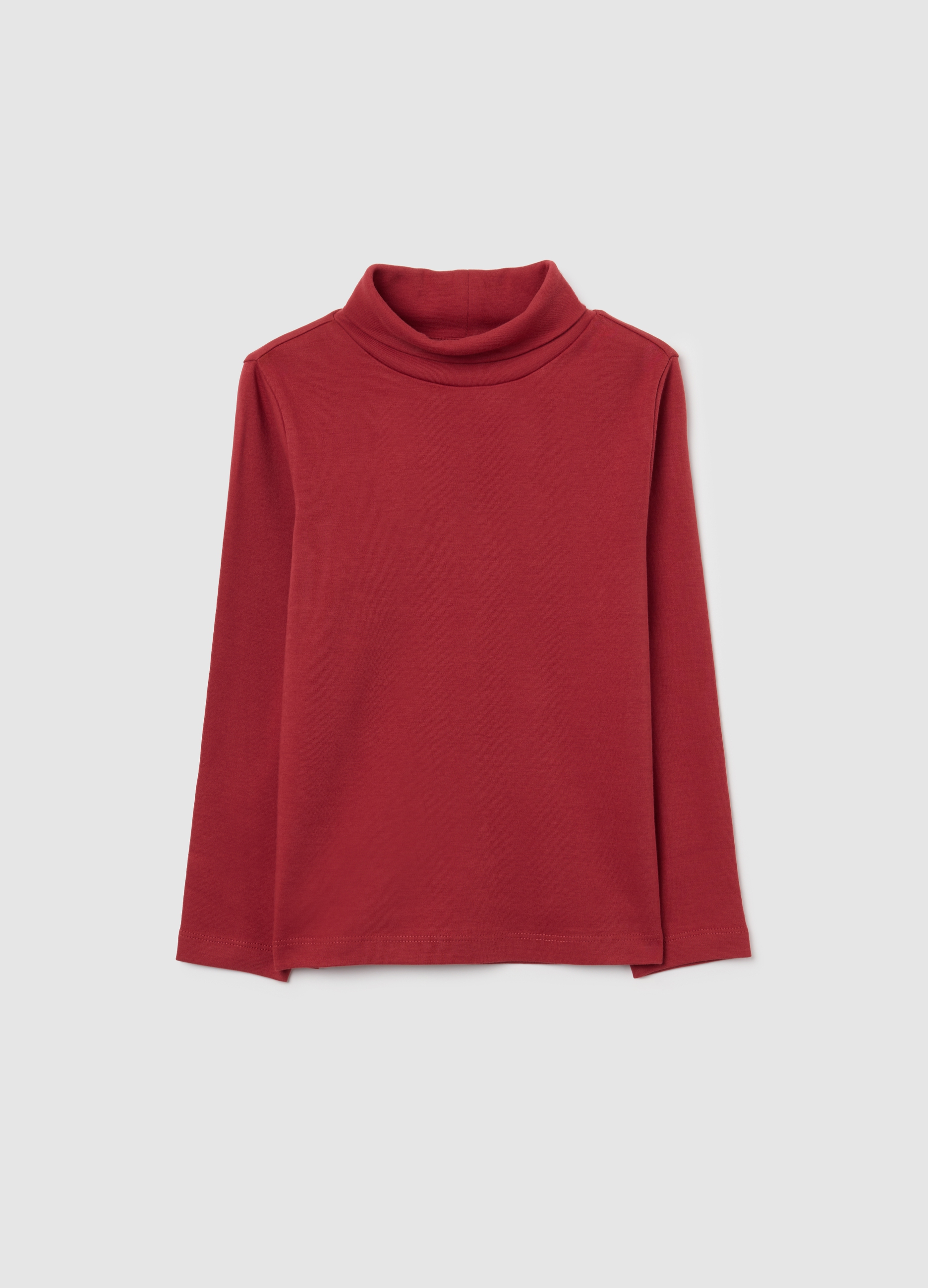 Camiseta Verde Regular Fit Para Niños En Algodón Puro, Niño, Rojo Ladrillo, Talla: 5-6