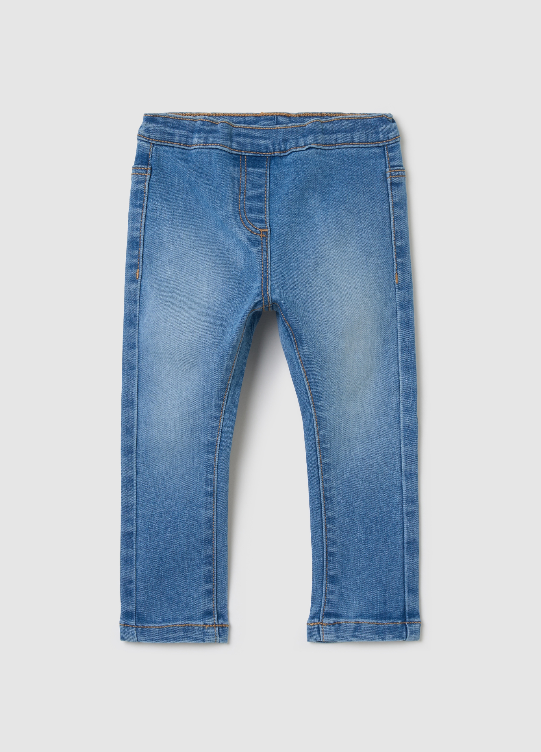 FAGOTTINO, Jeggings Con Tasche, Bambina, Denim, Taglia: 9-12