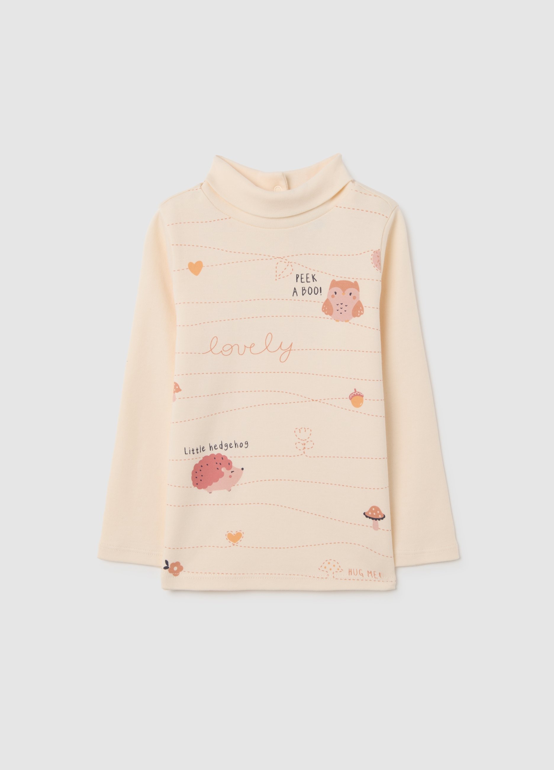 FAGOTTINO, T-shirt Da Neonata In Puro Cotone Bianca Regular Fit, Bambina, Bianco, Taglia: 9-12