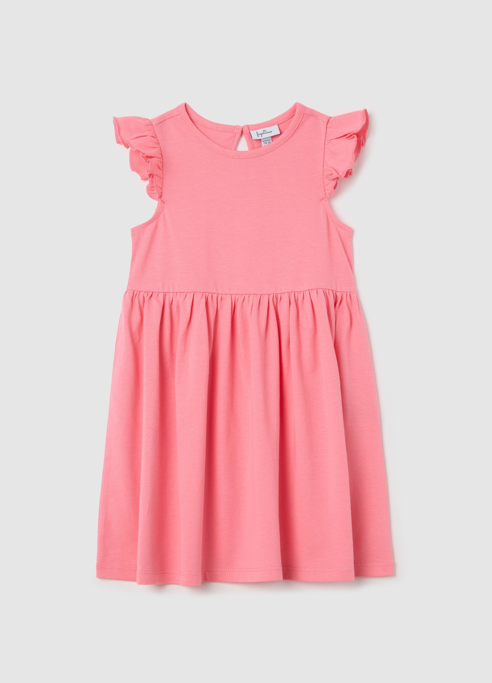 FAGOTTINO, Abito Da Neonata In Puro Cotone Rosa Regular Fit, Bambina, Rosa, Taglia: 12-18