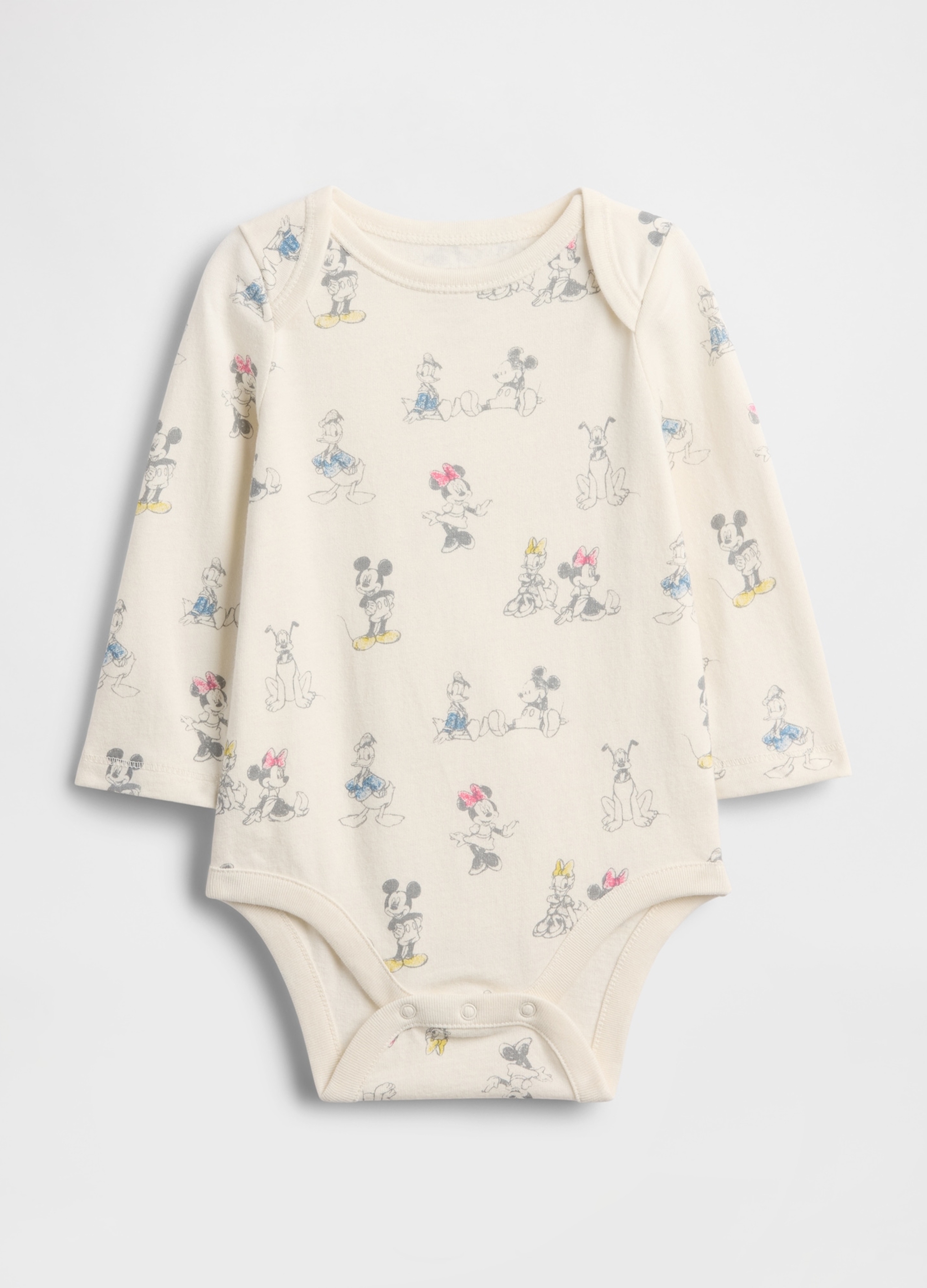 GAP KIDS, Body Disney In Cotone, Unisex, Bianco, Taglia: 3-6M/58-69
