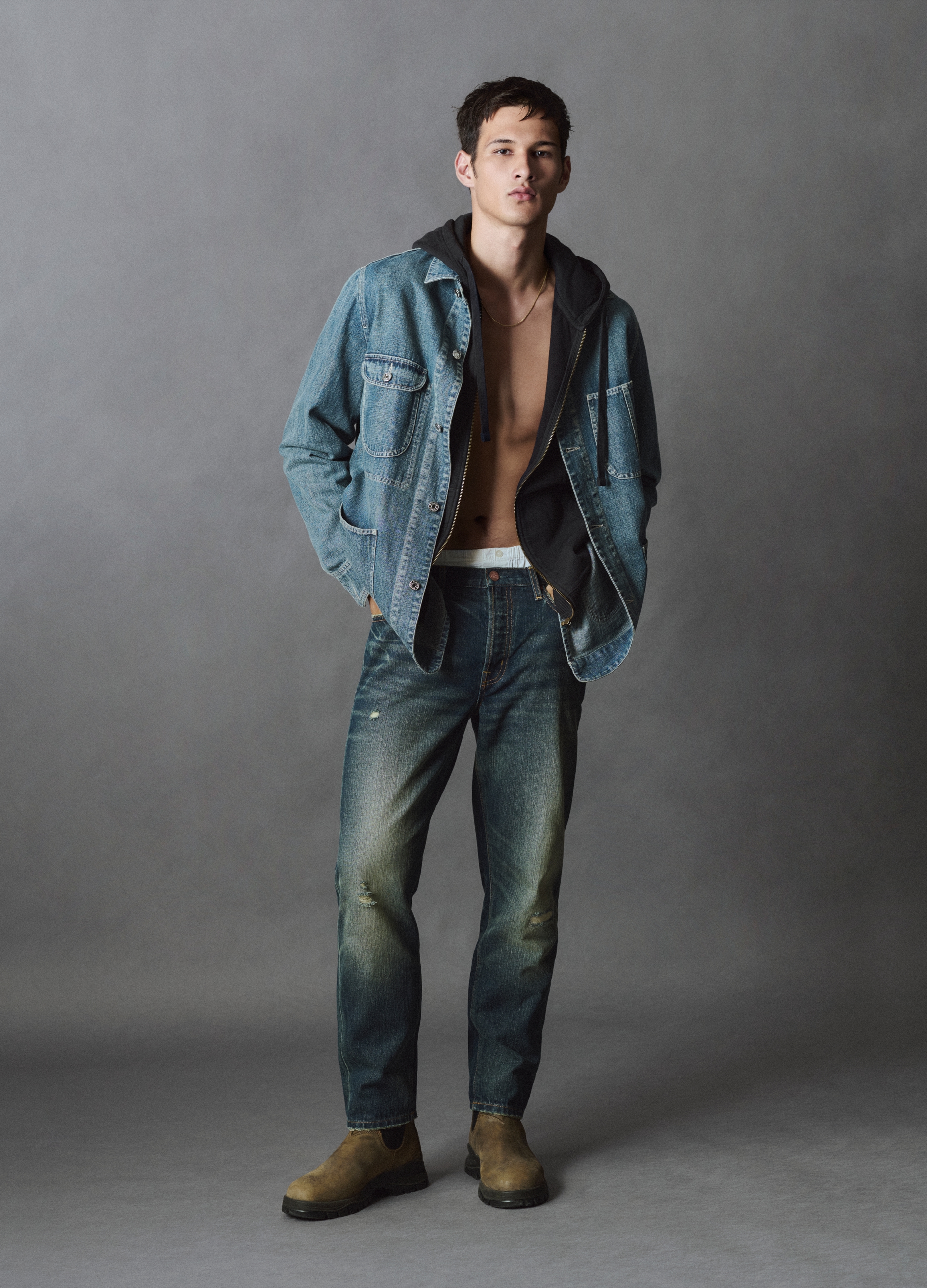 OVS, Jeans In Puro Cotone Denim Regular Tapered, Uomo, Denim, Taglia: 44