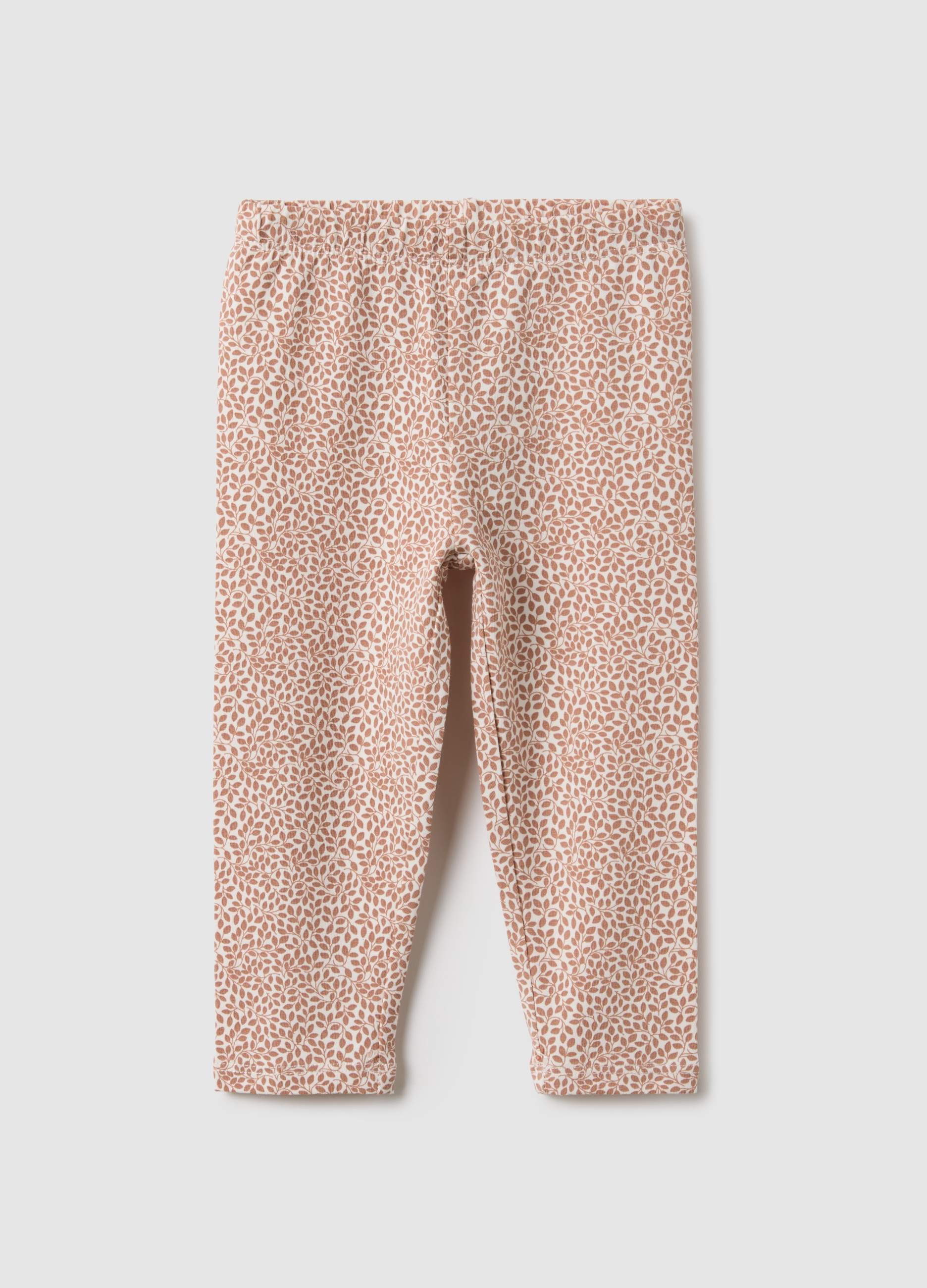 FAGOTTINO, Leggings Ajustados Multicolor De Algodón Elástico Para Niña, Niña, Blanco/marrón, Talla: 12-18