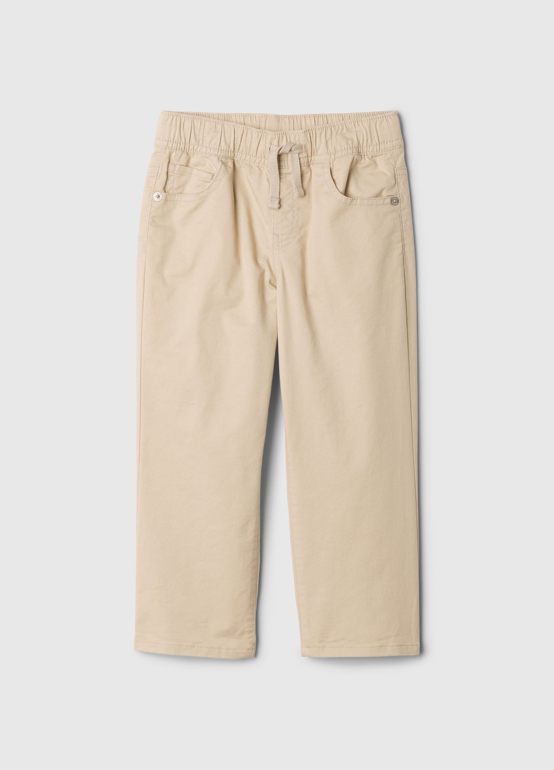 GAP KIDS, Pantaloni Chino Con Coulisse, Unisex, Beige, Taglia: 3Y/91-99