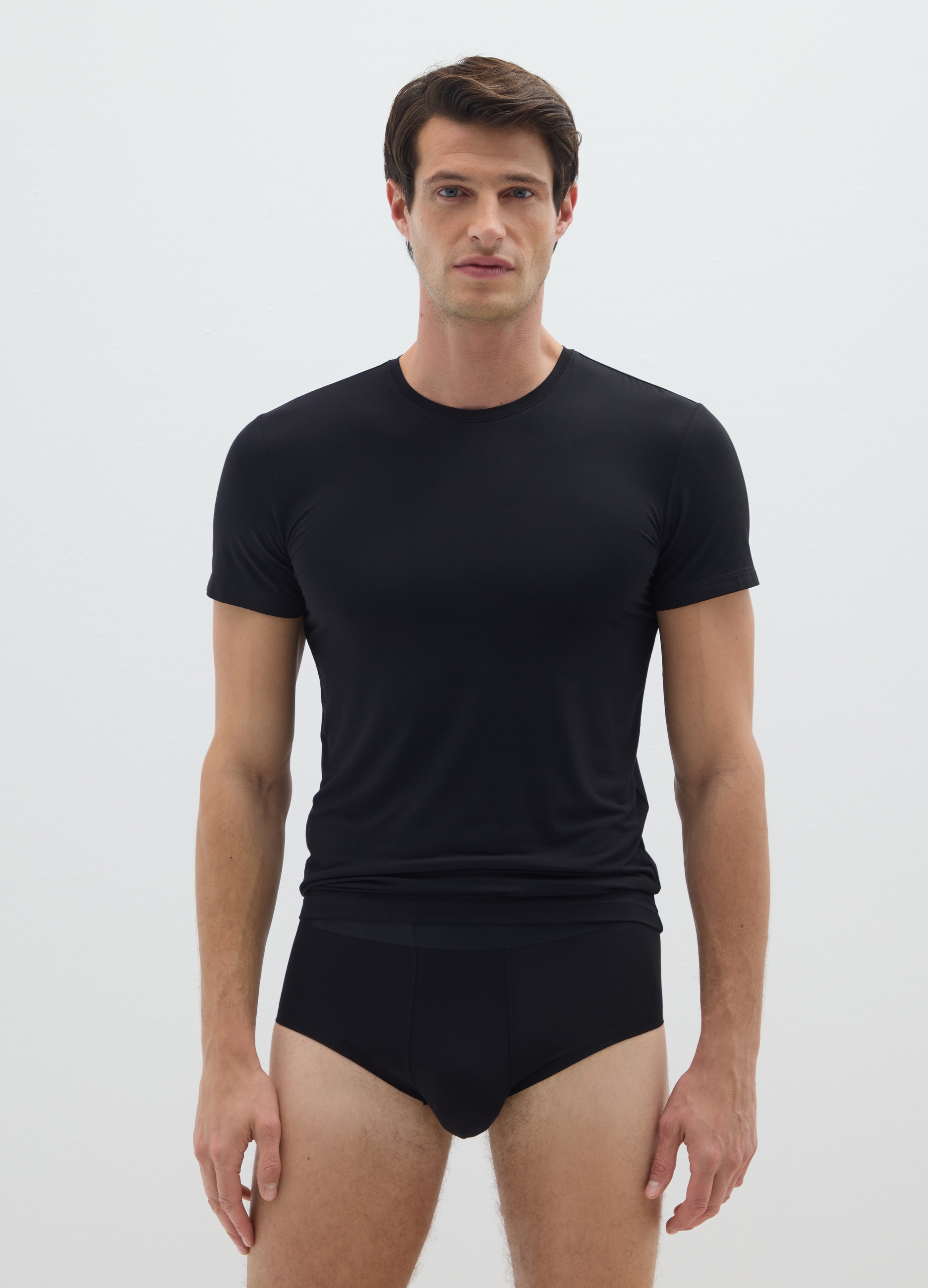 OVS, Bipack Di Slip Neri In Modal Elasticizzato, Uomo, Nero, Taglia: S