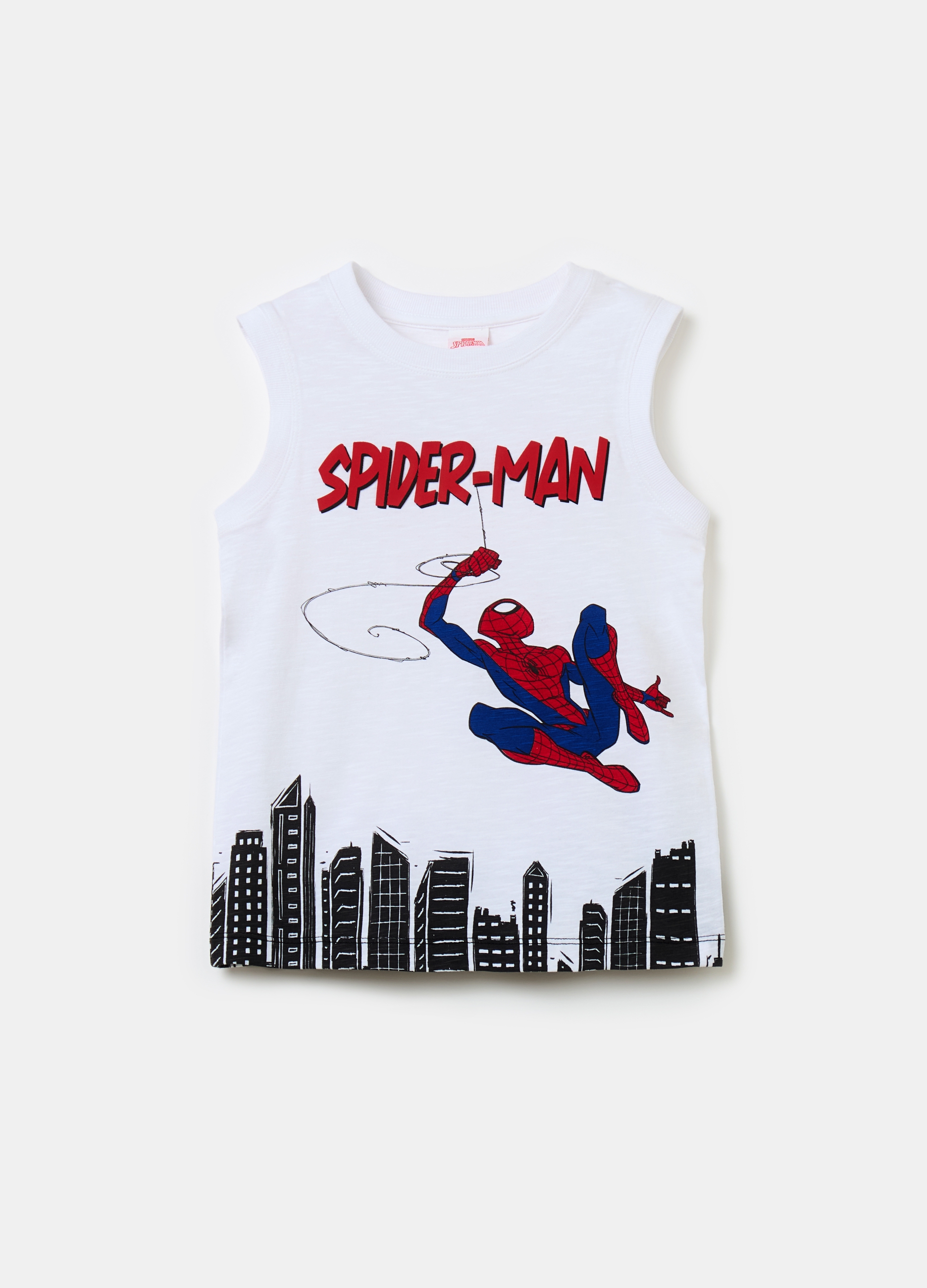 OVS, Vogatore Con Stampa Spider-man, Bambino, Bianco, Taglia: 7-8