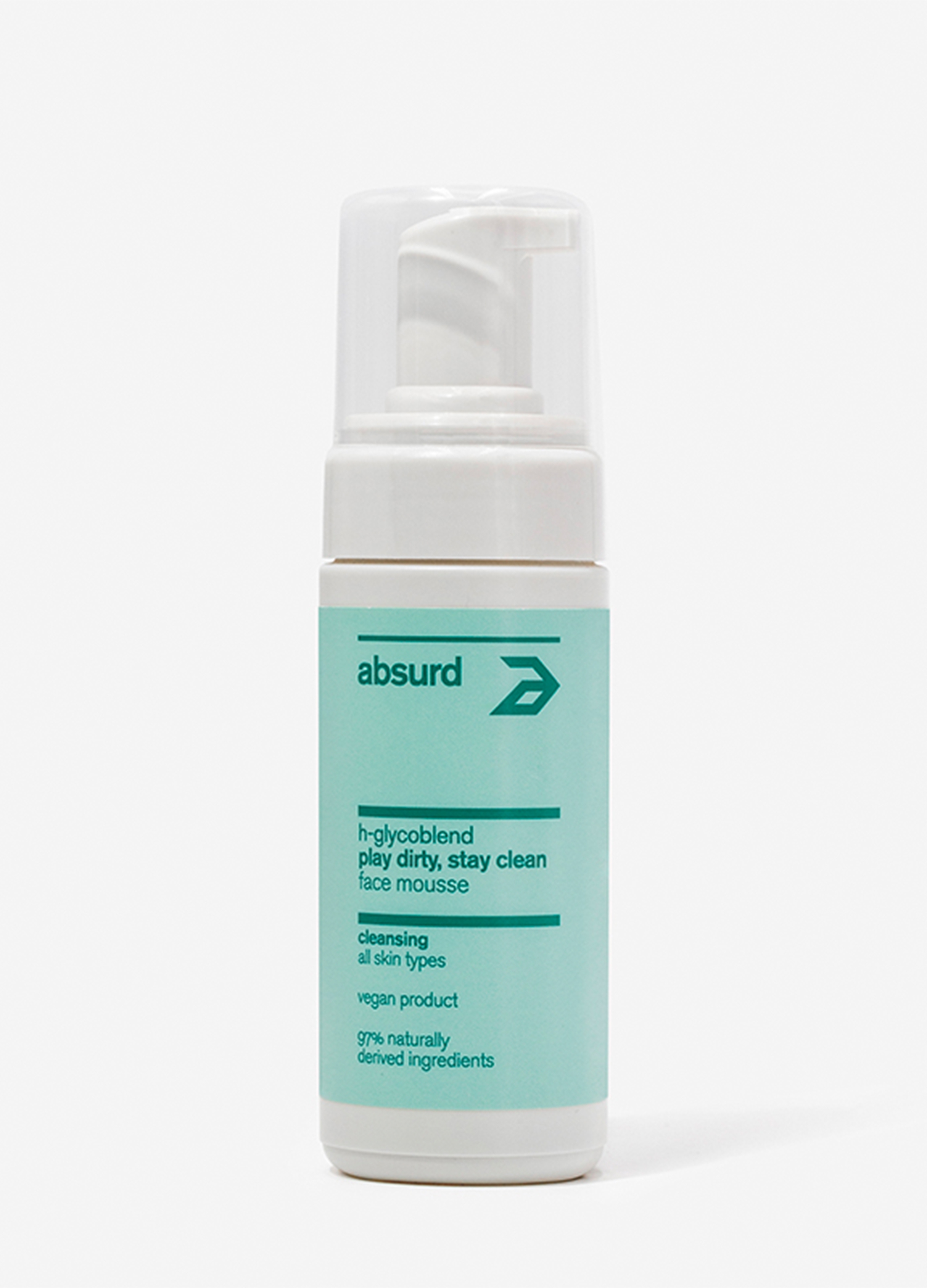 ABSURD, Mousse Detergente Viso Play Dirty Stay Clean, Donna, Azzurro, Taglia: FASUL