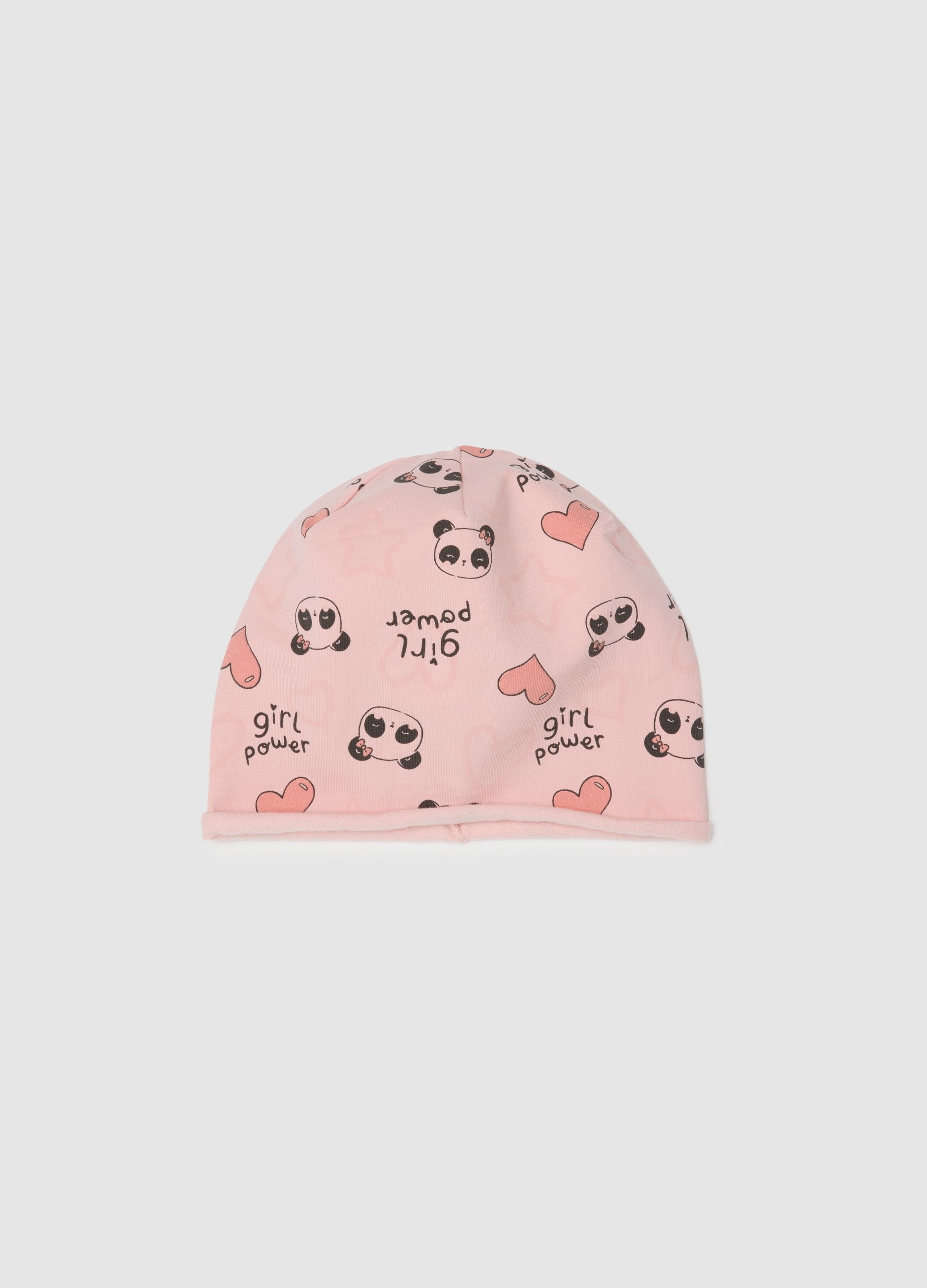 OVS, Cappello Da Neonata In Cotone Elasticizzato Rosa, Mädchen, Pastellrosa, Größe: 42-44