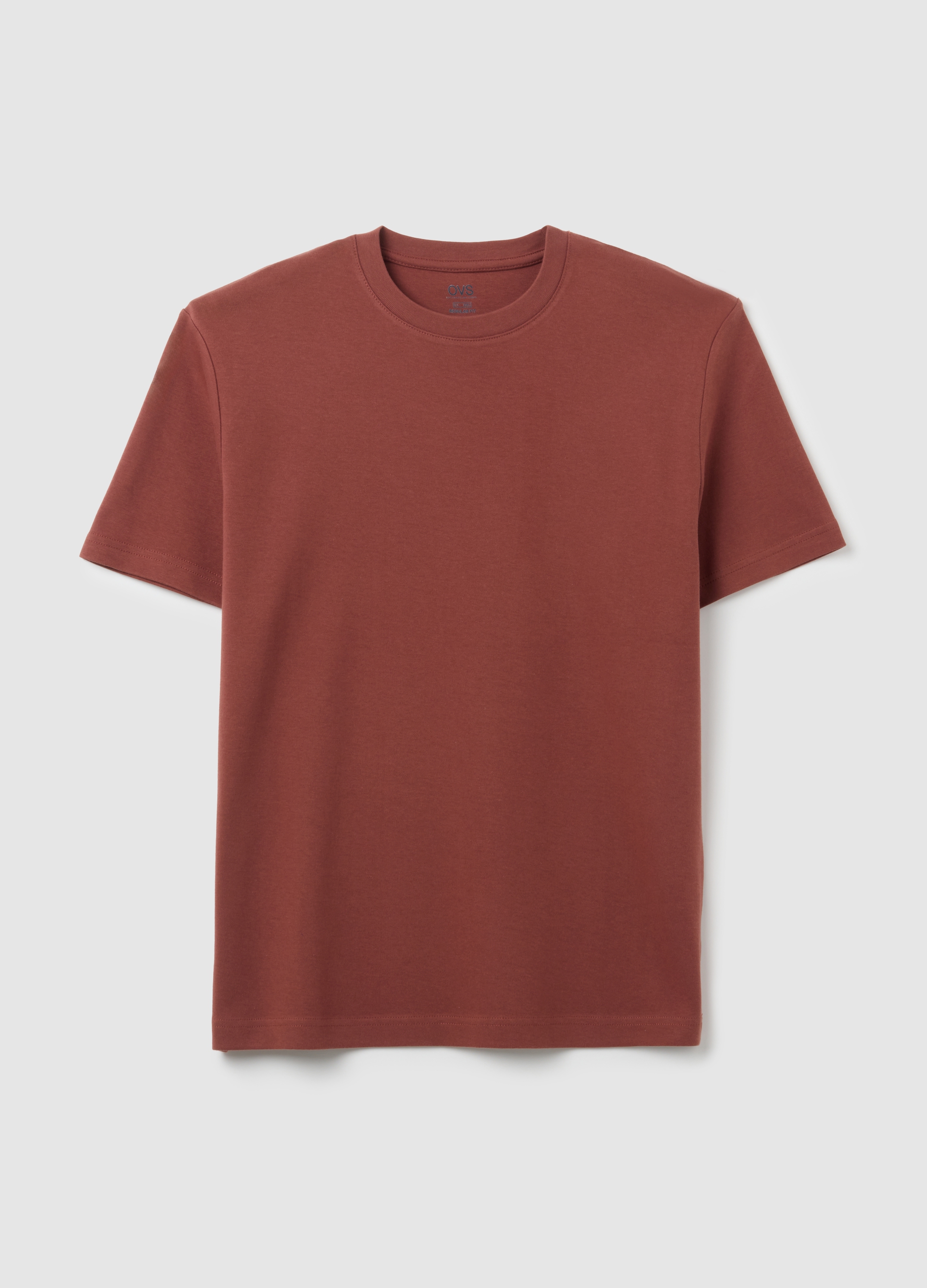 Camiseta Roja De Algodón, Hombre, Rojo, Talla: S