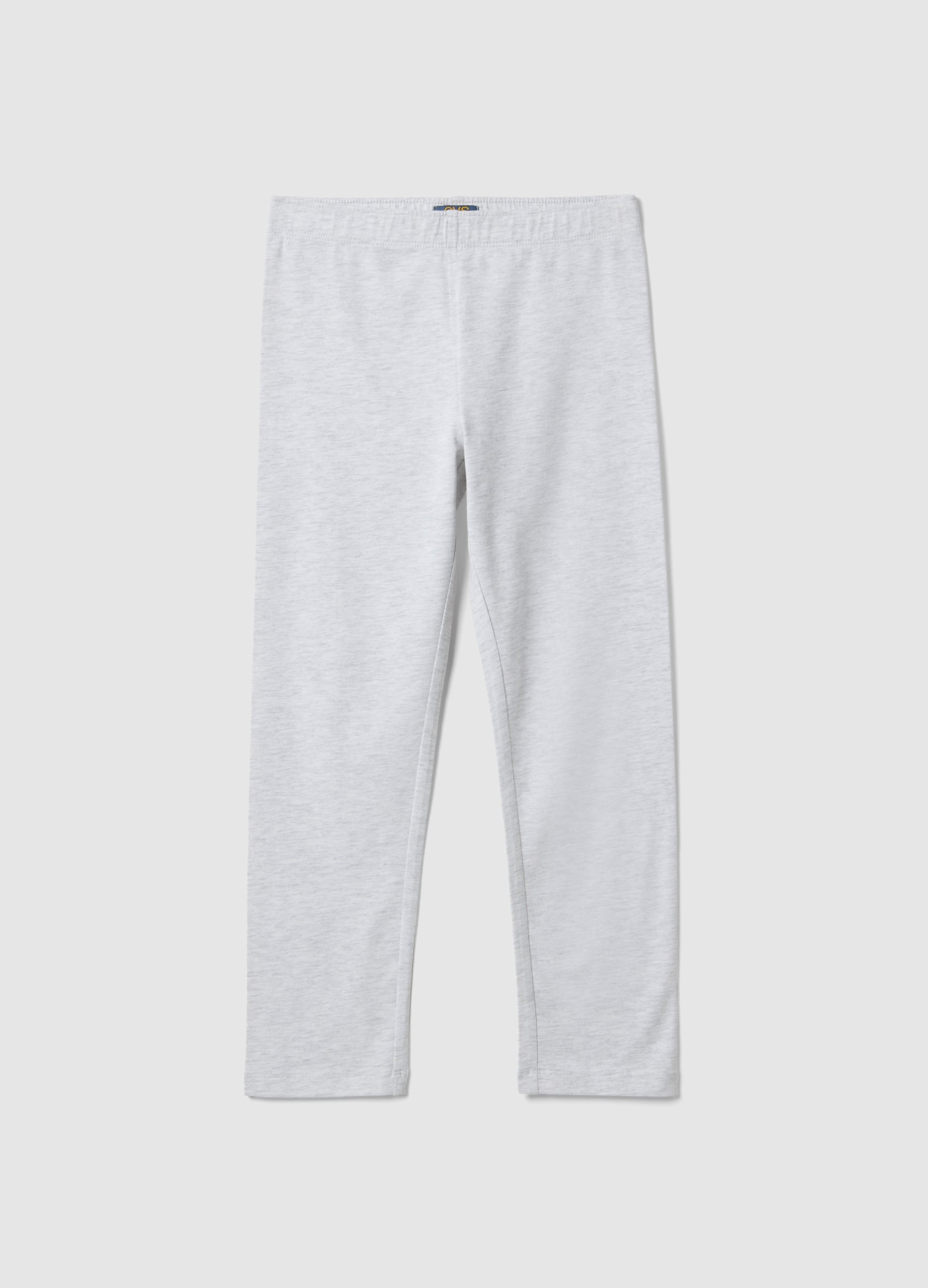 OVS KIDS, Leggings Skinny In Misto Cotone Grigi Da Ragazza, Bambina, Grigio, Taglia: 13-14