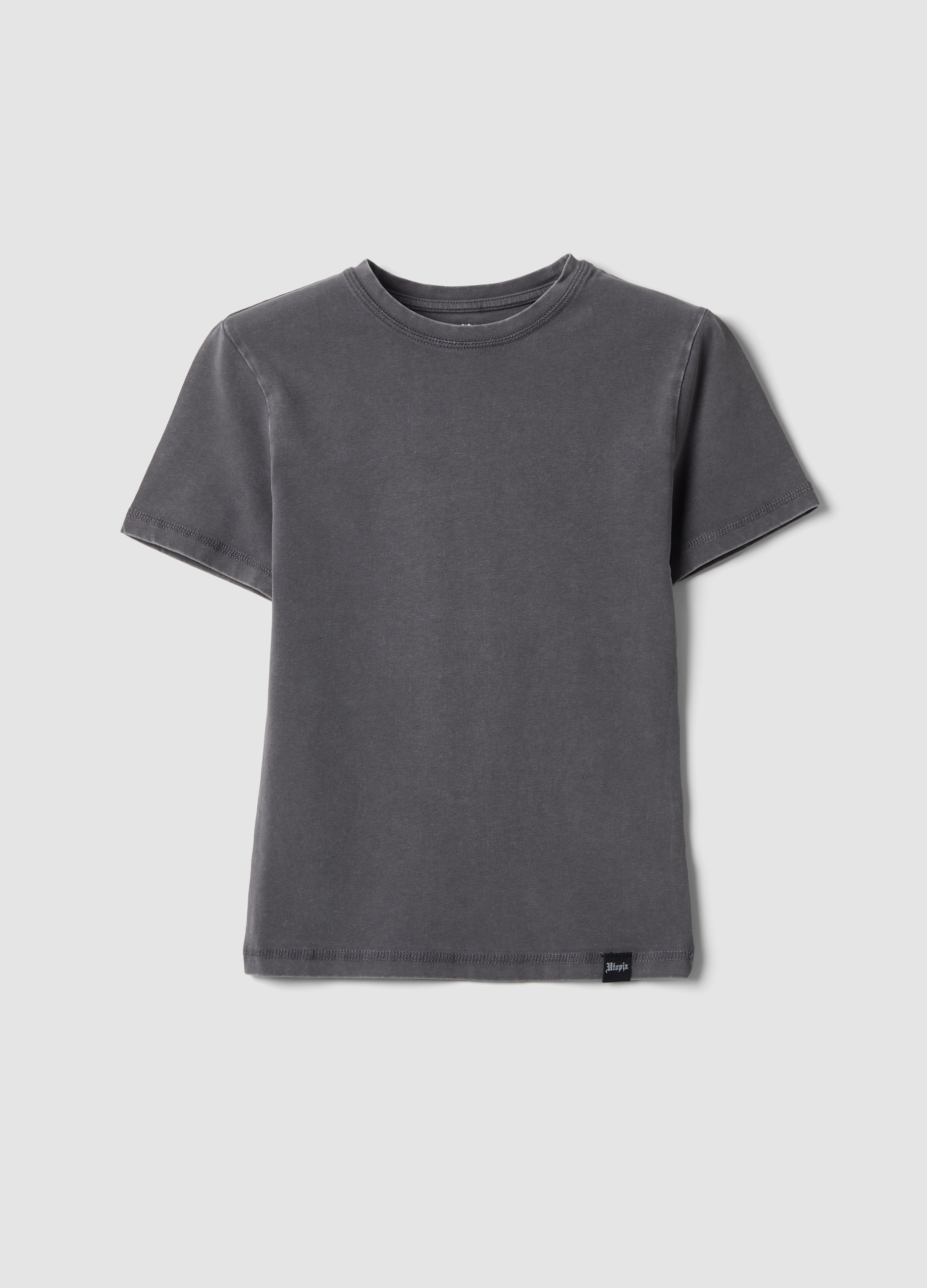 UTOPJA, Perfect T-shirt Washed Grey, Donna, Grigio, Taglia: XS