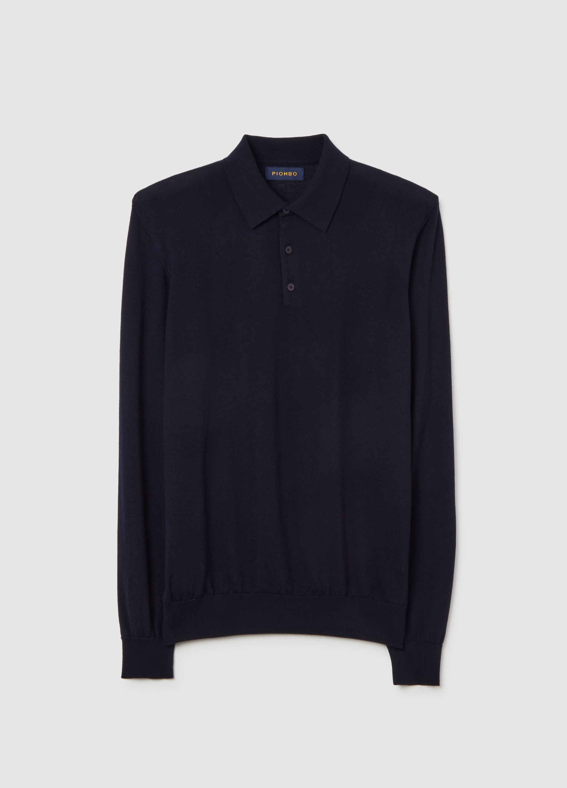 PIOMBO, Maglione Blu In Puro Lana Merino, Hombre, Azul, Talla: L