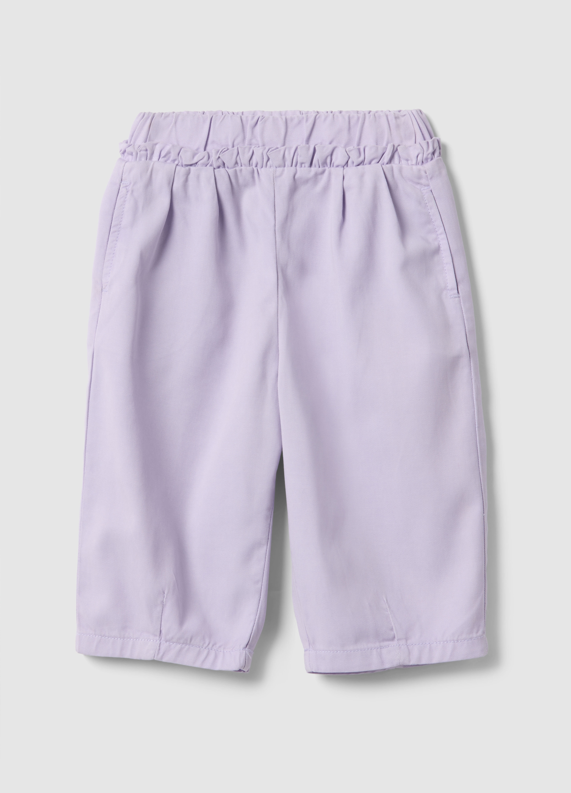 FAGOTTINO, Pantalones Baggy De Lyocell Y Algodón Violeta Para Niña, Niña, Lila claro, Talla: 30-36