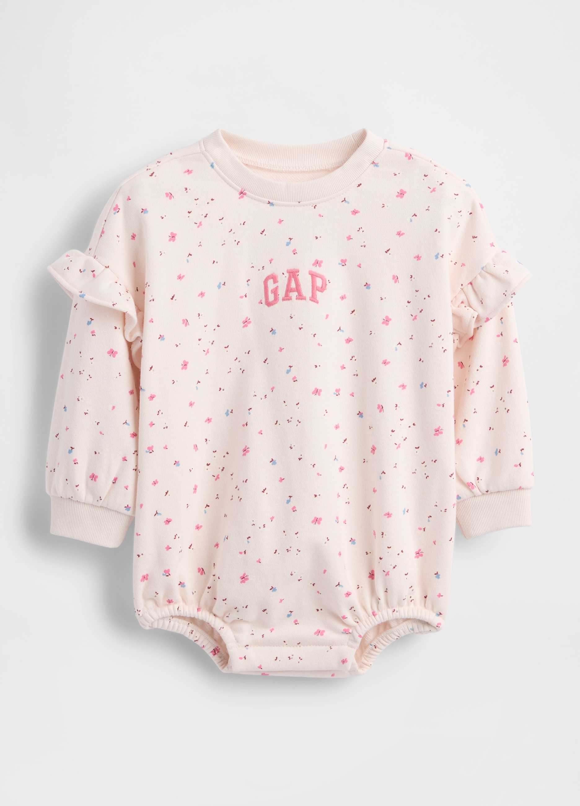 GAP KIDS, Body Rosa In Cotone Con Fiori, Unisex, Rosa, Taglia: 0-3M/46-58