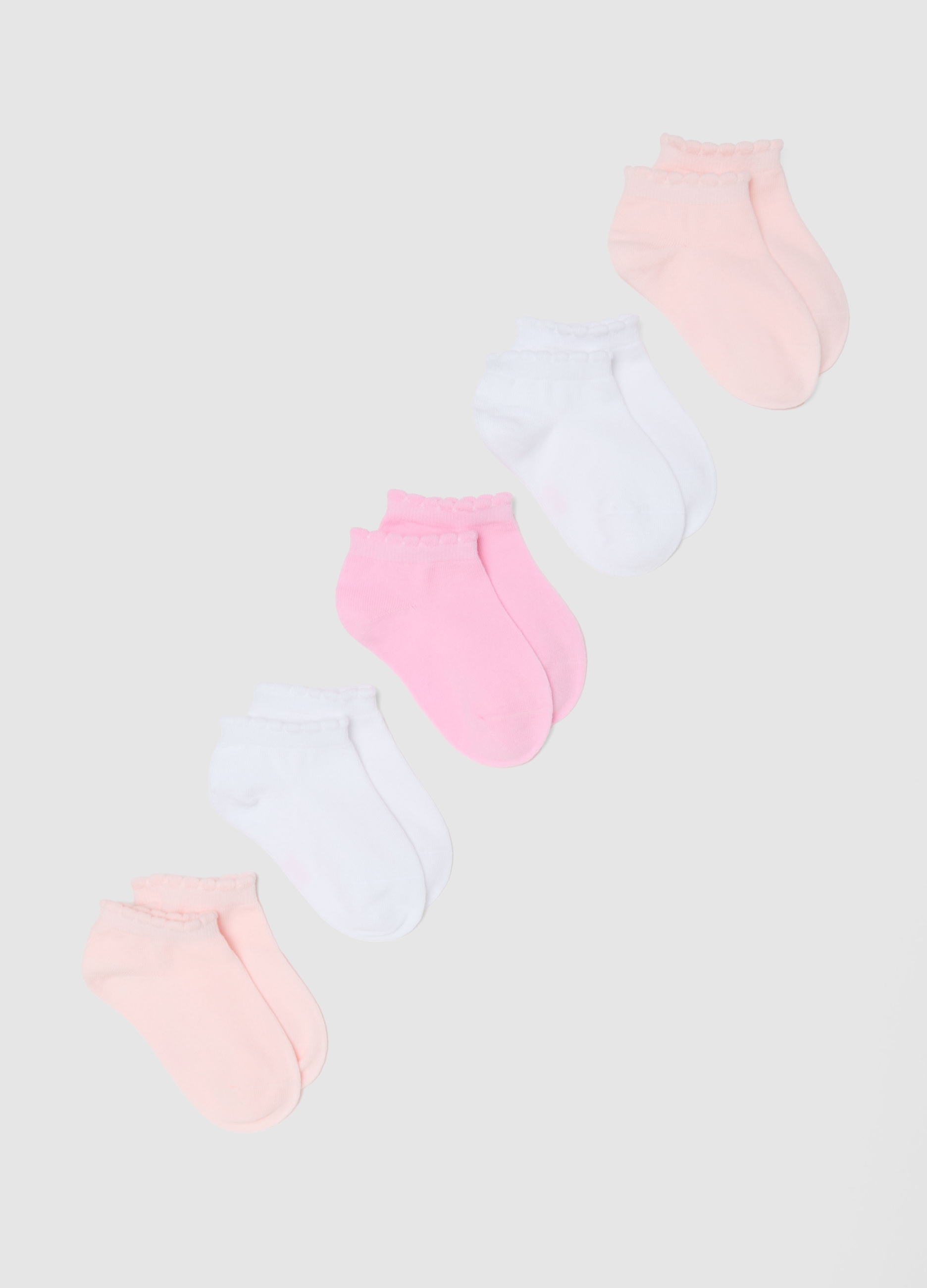 OVS KIDS, Multipack Calzini In Misto Cotone Multicolor Da Bambina, Multicolor, Taglia: 25/27