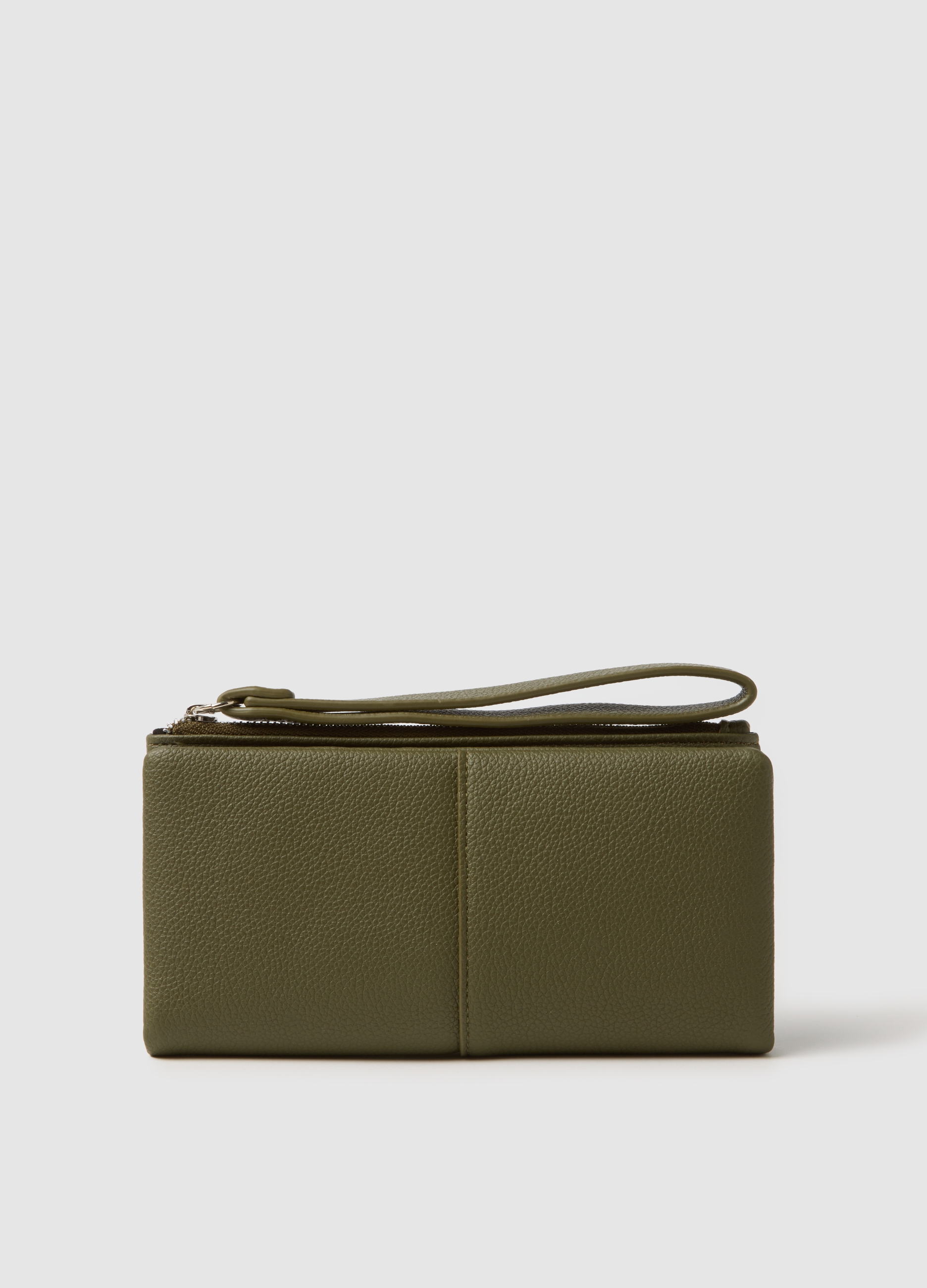 OVS, Portafoglio Verde Con Zip, Donna, Verde, Taglia: ONE SIZE