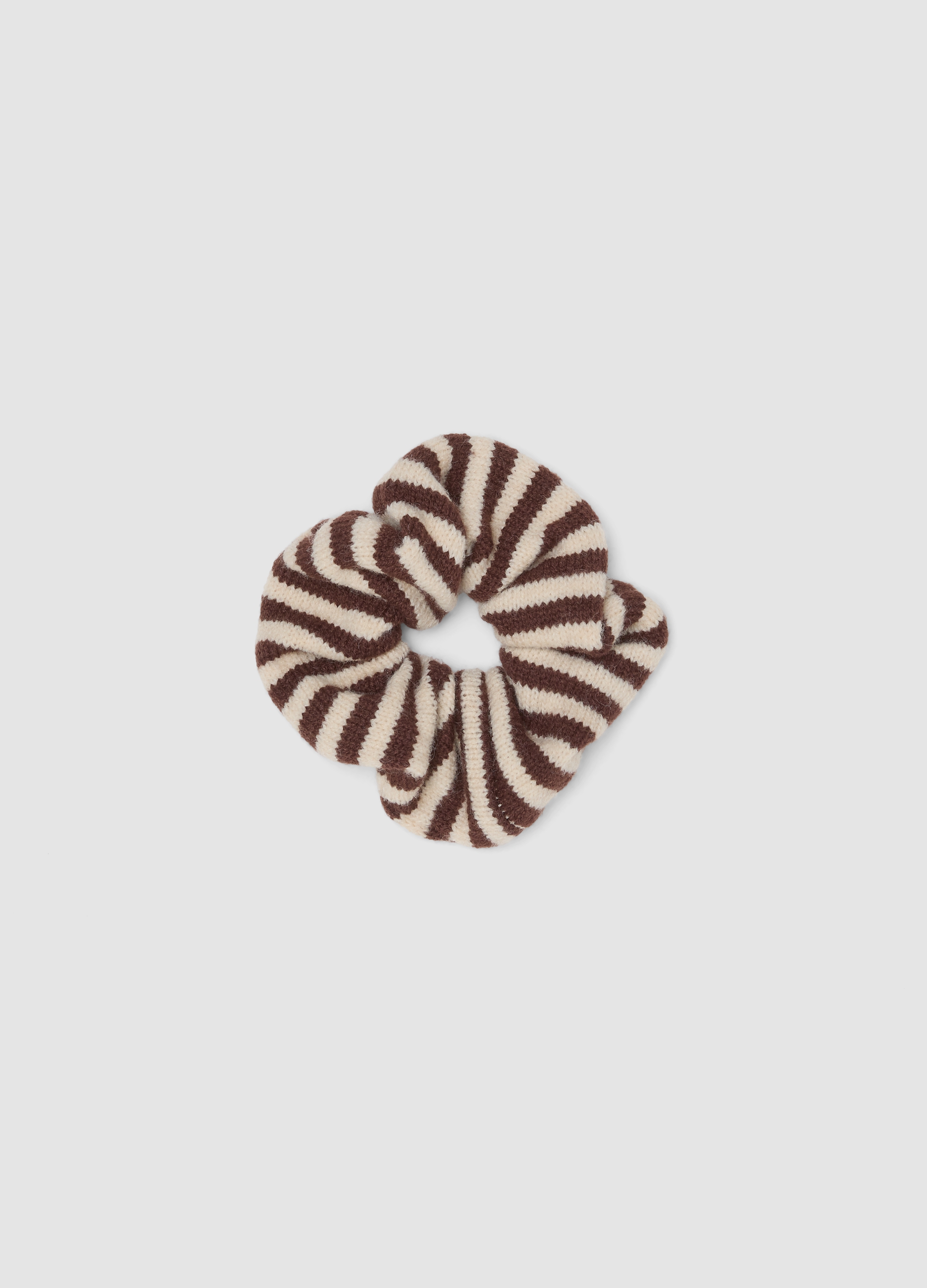 OVS, Scrunchie Marrone E Beige A Righe, Donna, Marrone, Taglia: ONE SIZE