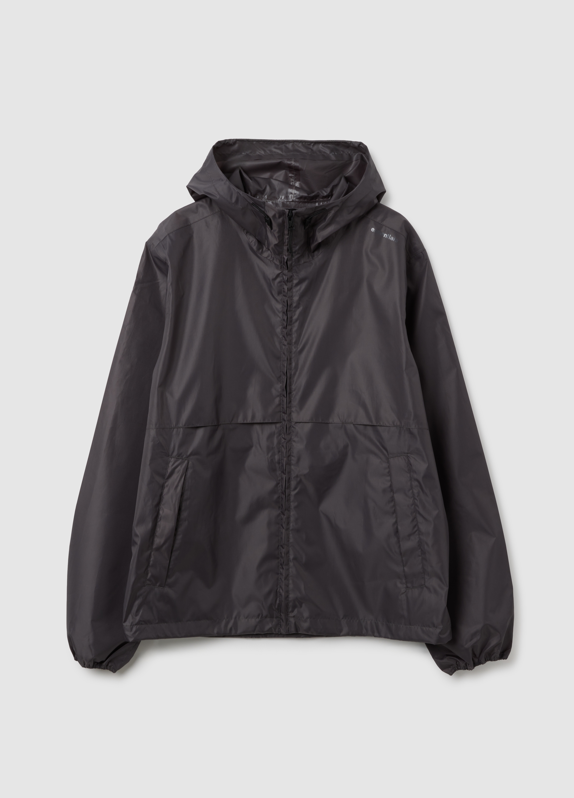 Chaqueta De Hombre En Gris Corte Regular, Hombre, Gris oscuro, Talla: XL