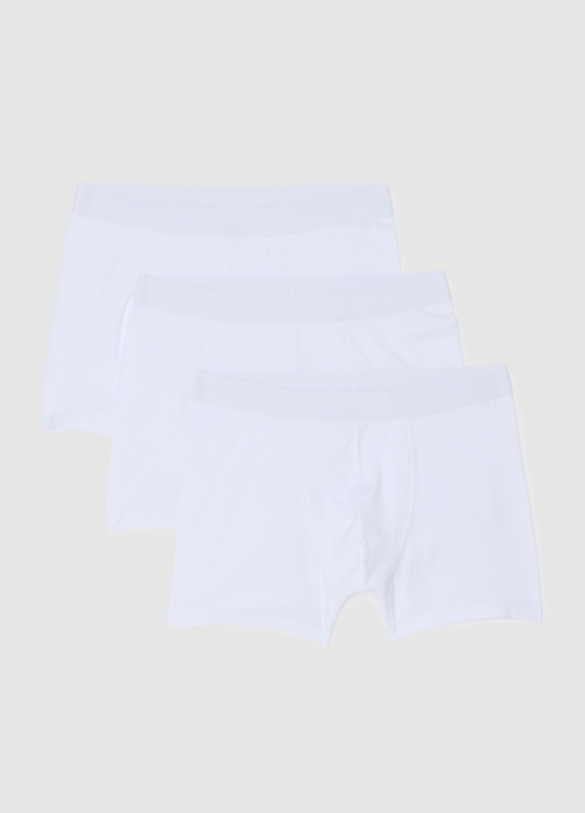 Pack Doble De Bóxer Blancos De Algodón Stretch Ajuste Regular, Hombre, Blanco óptico, Talla: XL