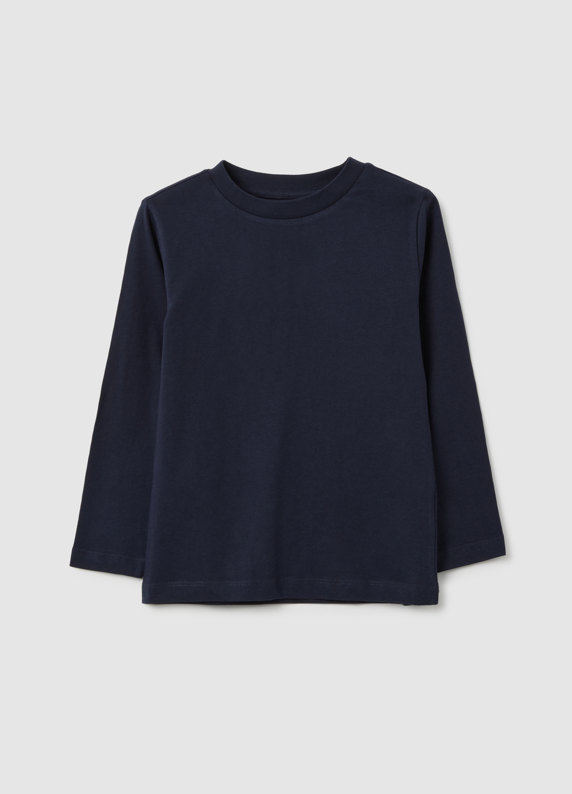 OVS, Kinderpullover Aus Reinem Blauen Baumwolle Mit Regular Fit, Junge, Dunkelblau, Größe: 3-4