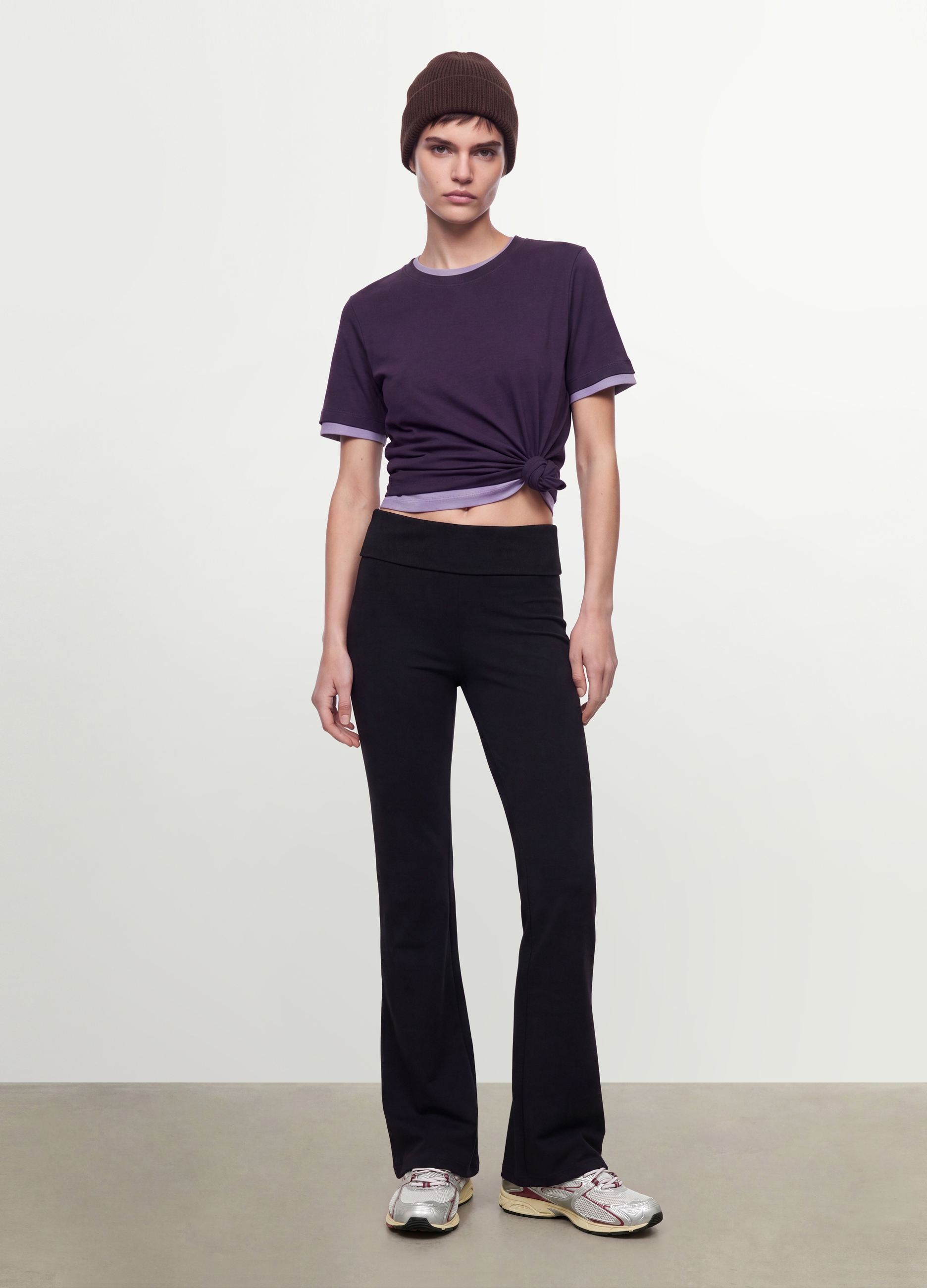 OVS, T-shirt Viola In Puro Cotone Organico A Girocollo Regular Fit, Donna, Viola, Taglia: XL