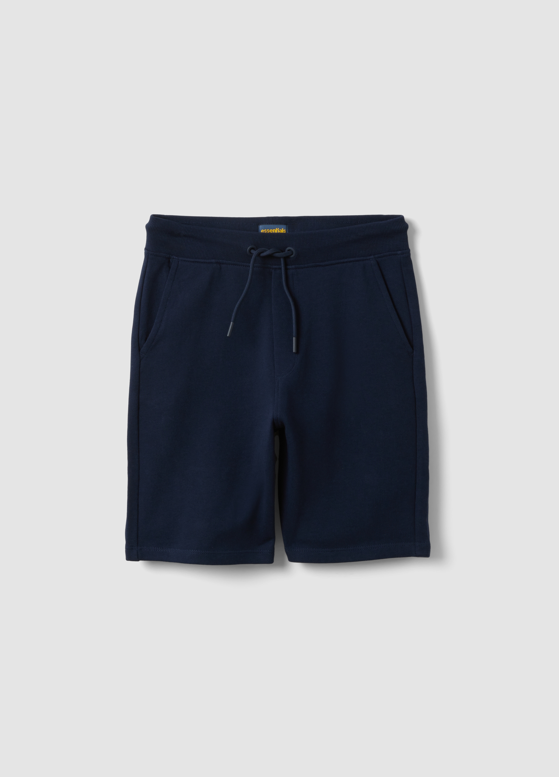 OVS KIDS, Bermudas Azules 100% Algodón Para Niño, Corte Relaxed, Niño, Azul marino, Talla: 10-11