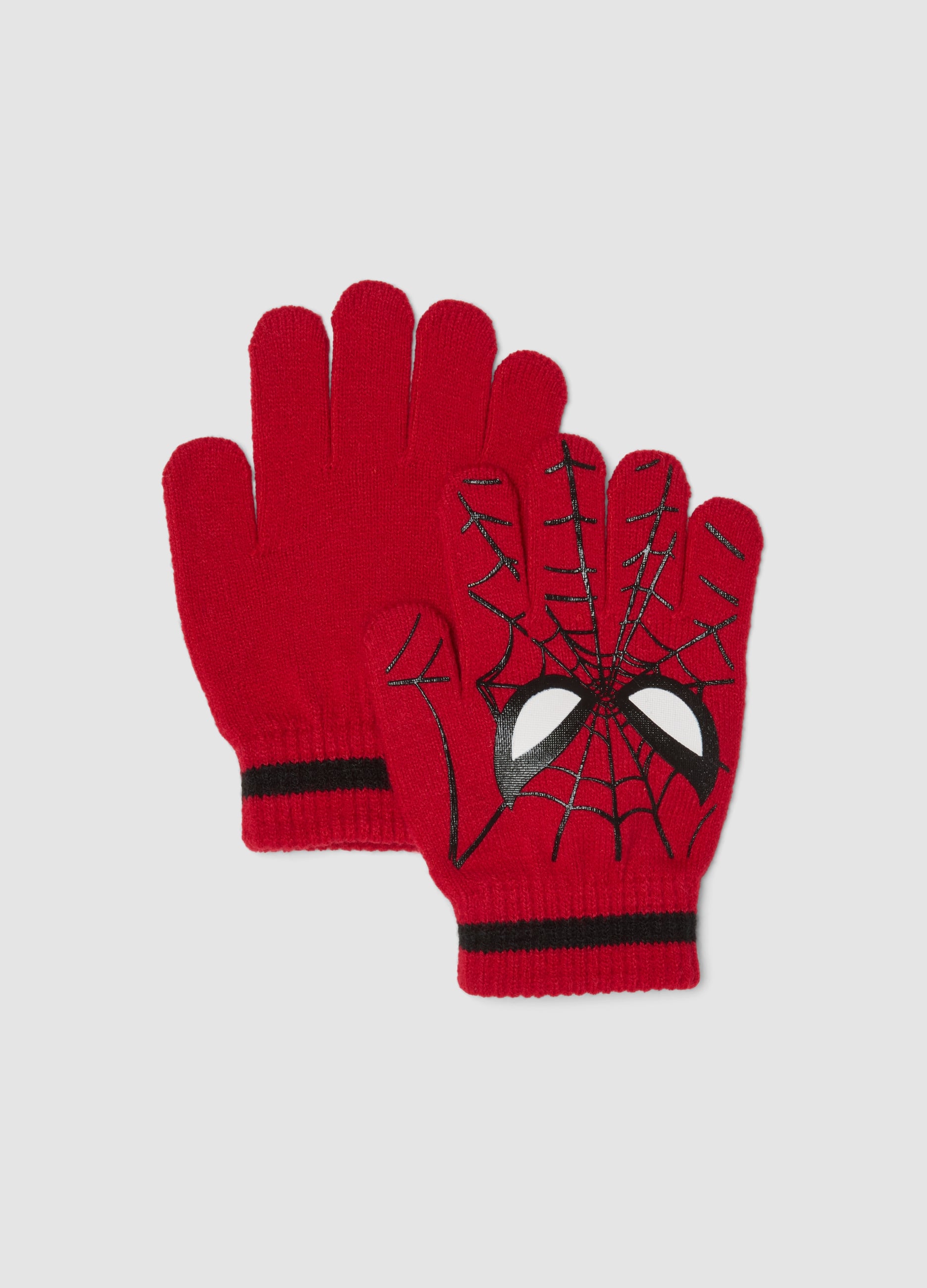 Marvel , Guanti Rossi Con Stampa Spider-man, Niño, Rojo, Talla: L