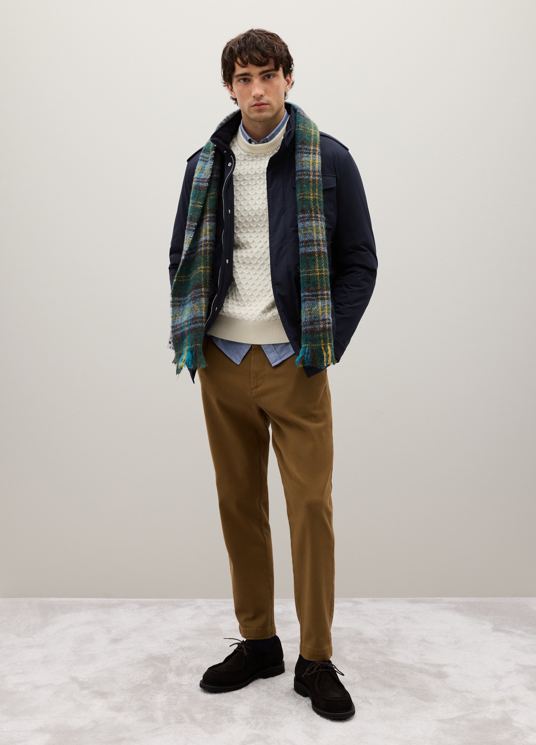 PIOMBO, Giacca Blu Regular Fit Con Tasche E Chiusura A Zip, Uomo, Blu, Taglia: S